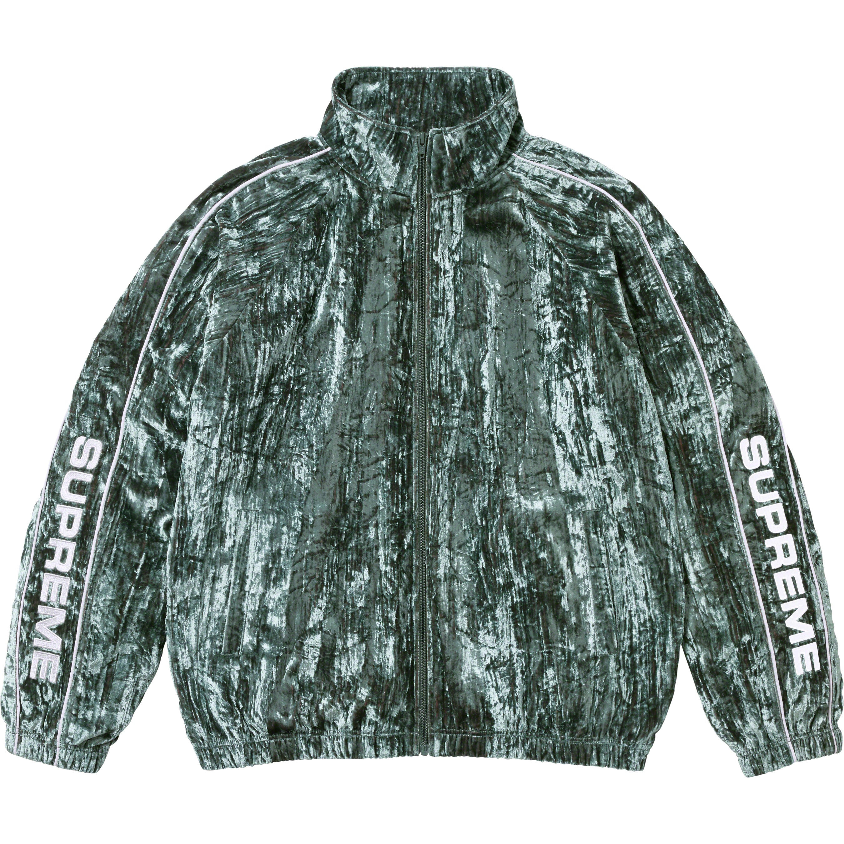 Crushed Velvet Track Jacket