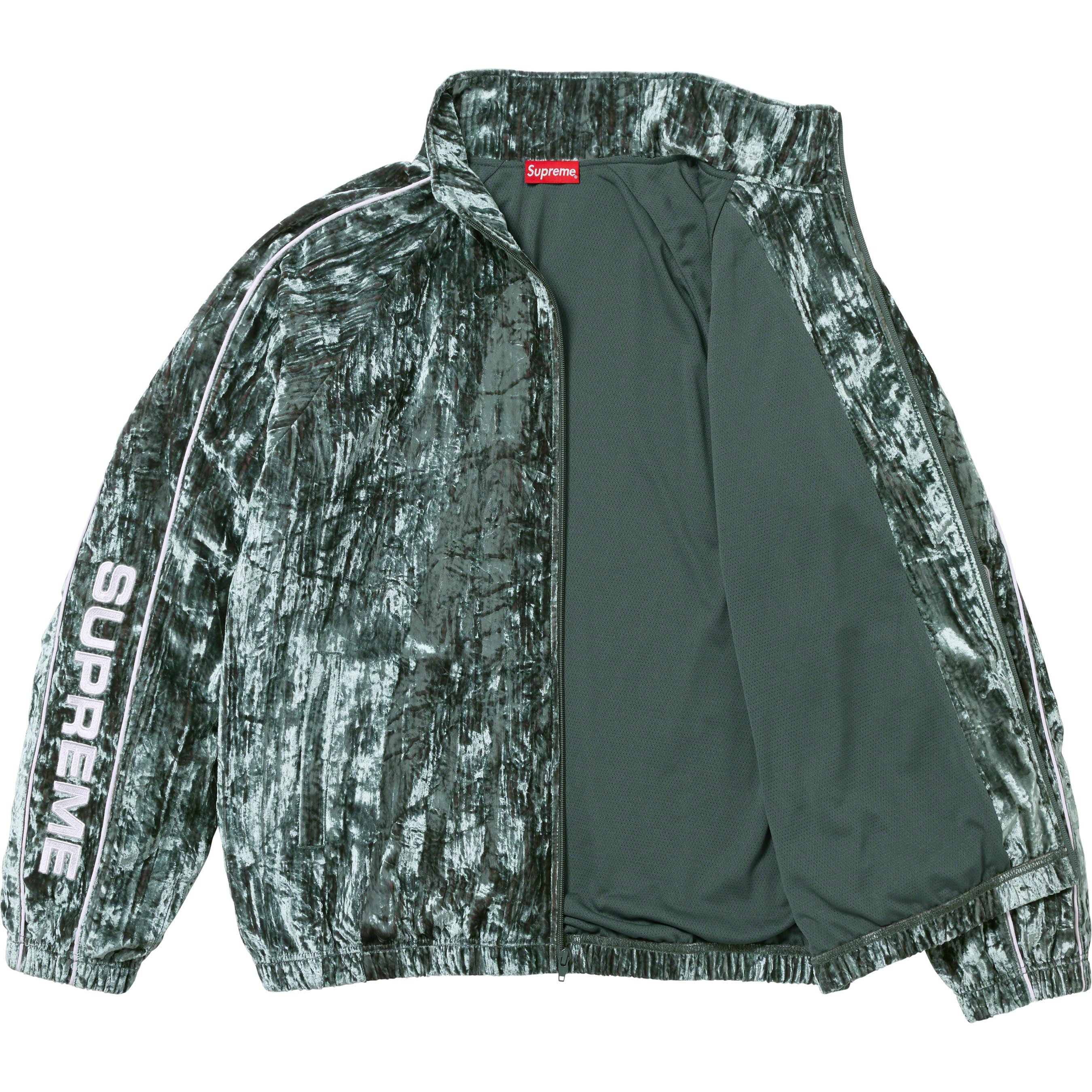 Crushed Velvet Track Jacket