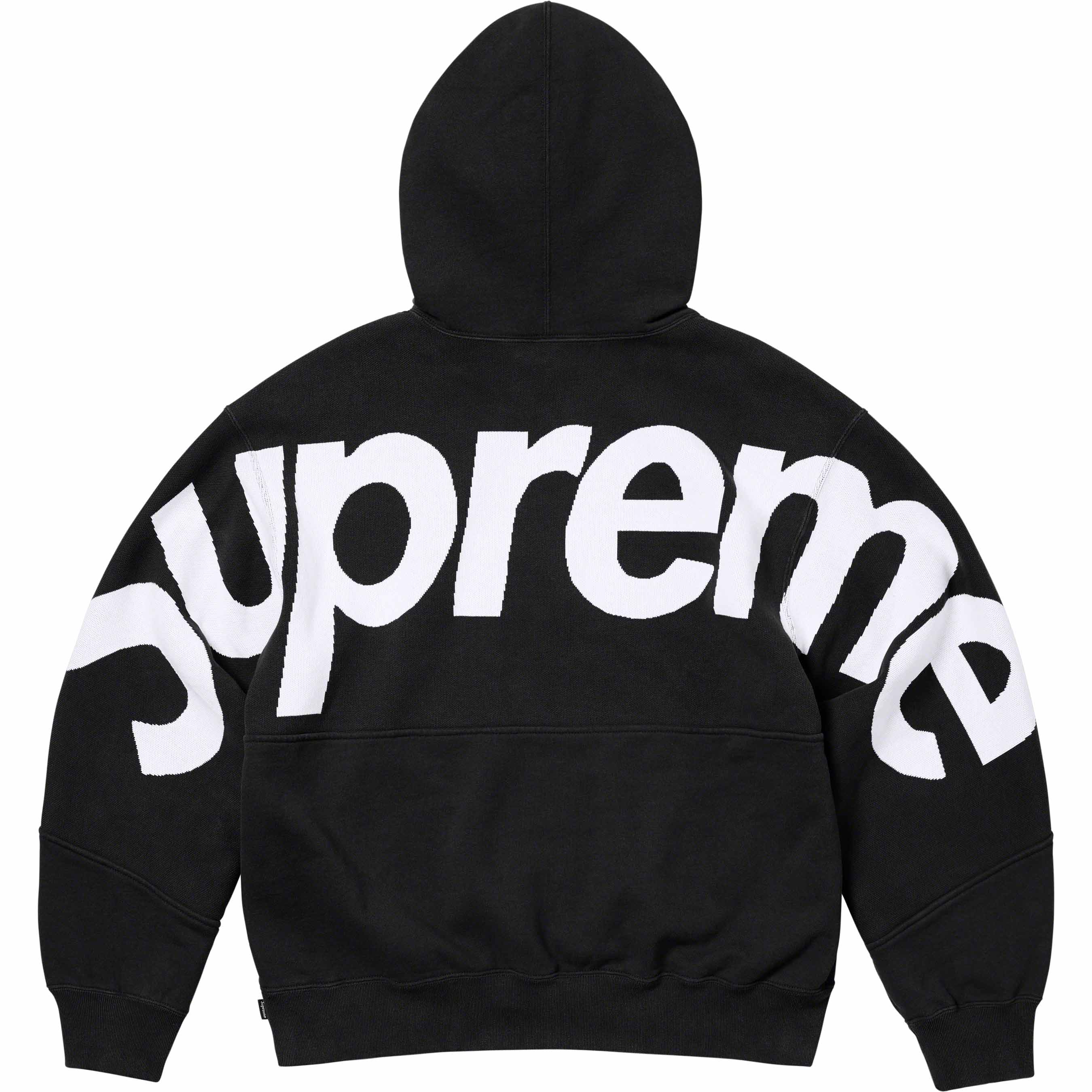 Big Logo Jacquard Hooded Sweatshirt