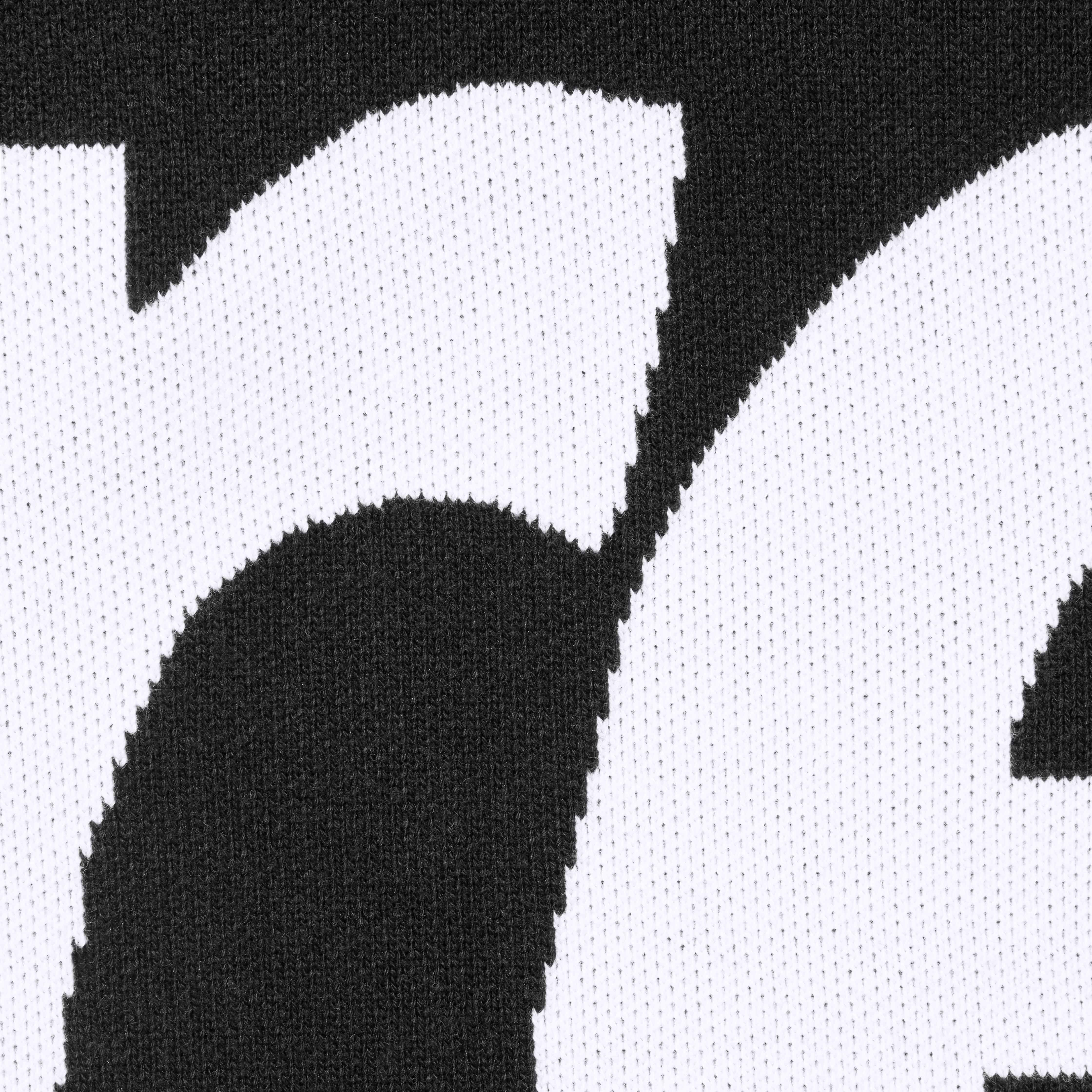 Big Logo Jacquard Hooded Sweatshirt