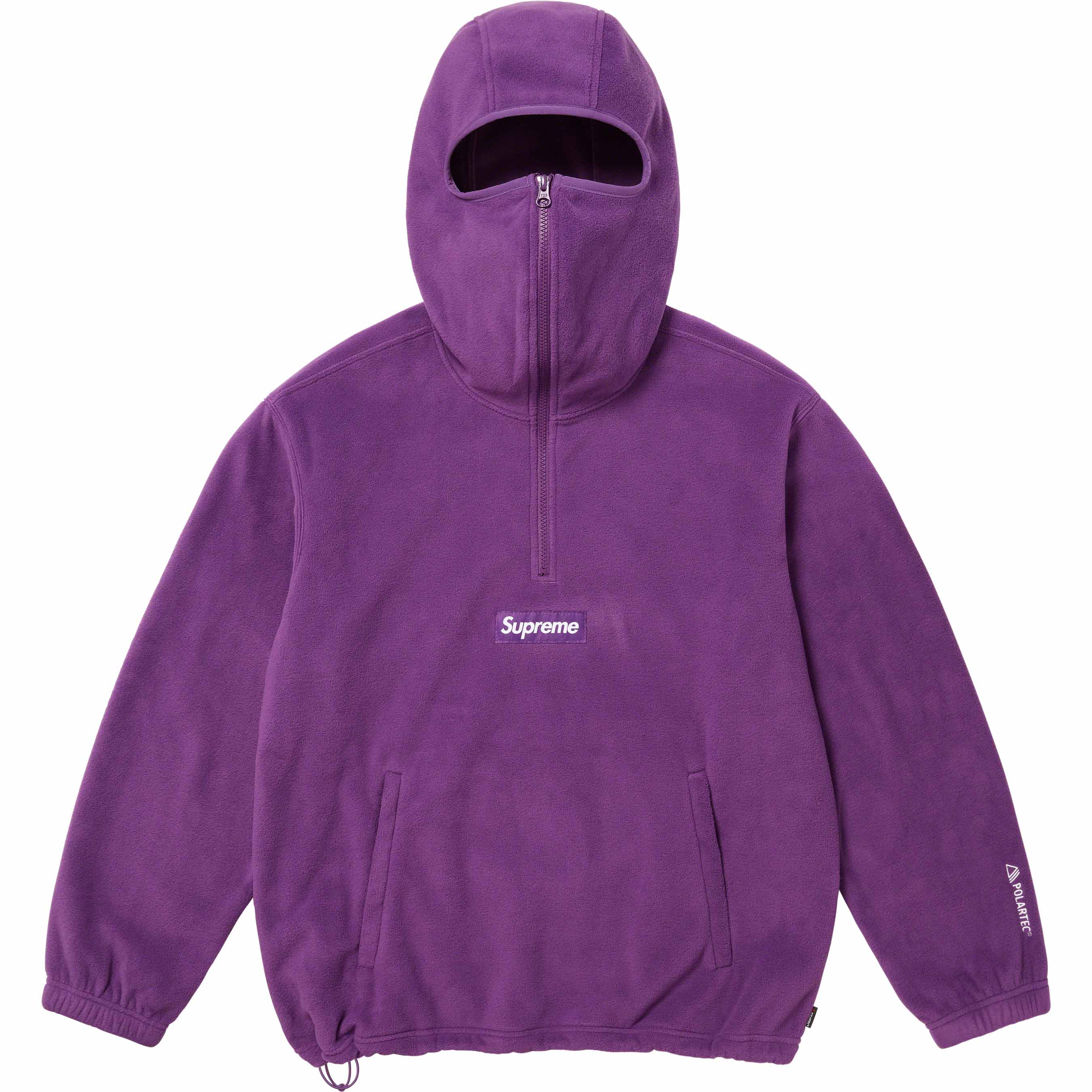 Polartec® Facemask Half Zip Hooded Sweatshirt