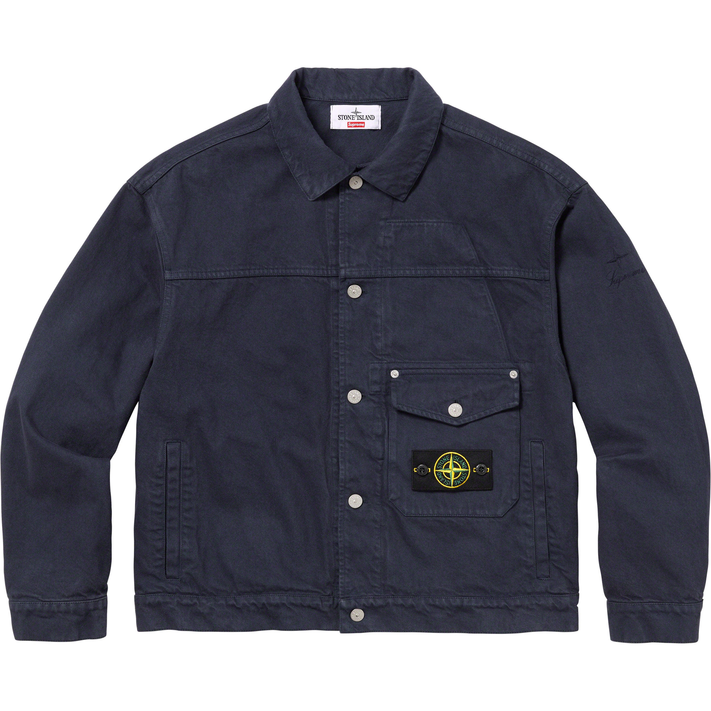 Supreme®/Stone Island® Denim Trucker Jacket