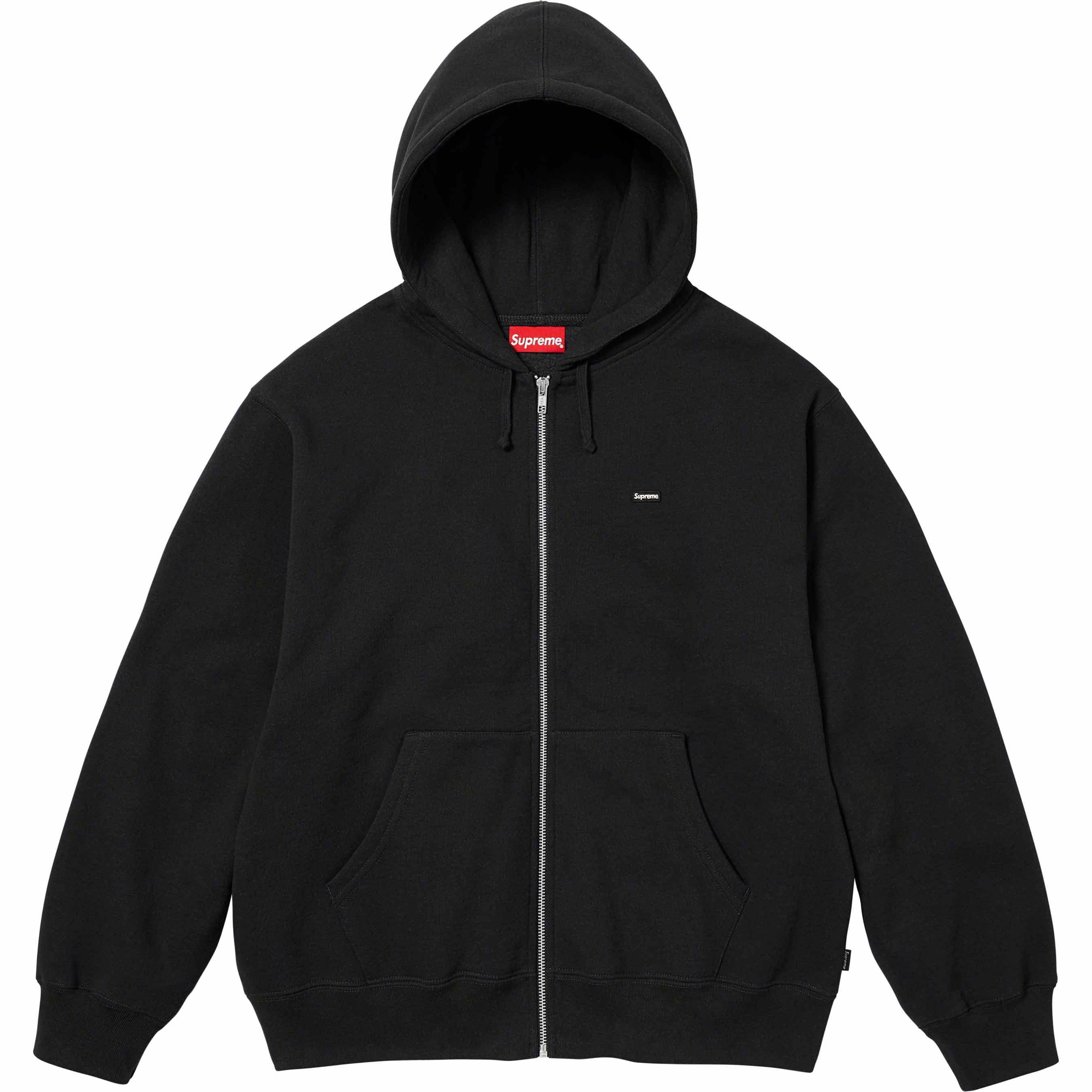 Small Box Zip Up Hooded Sweatshirt