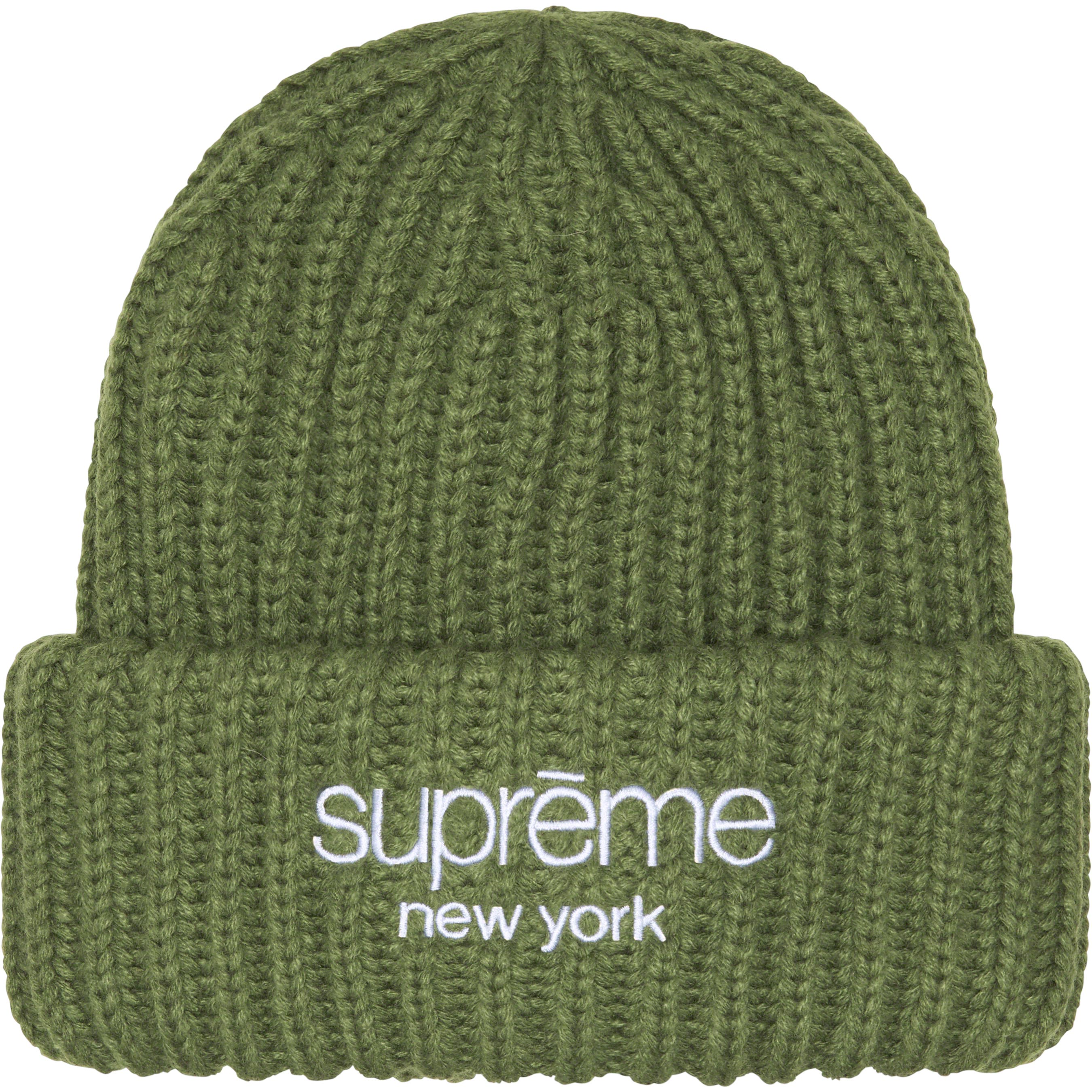 Classic Logo Chunky Ribbed Beanie
