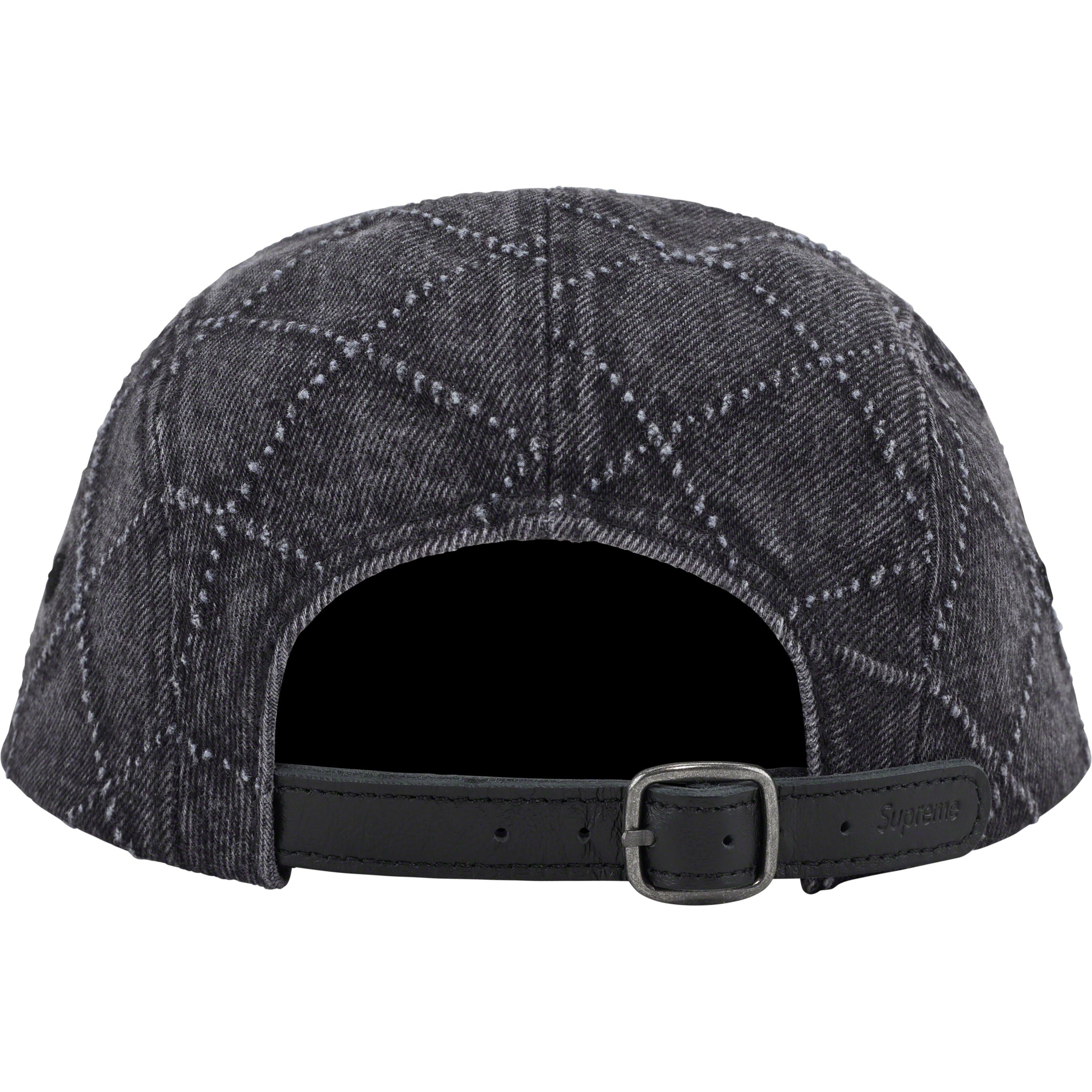 Punched Denim Camp Cap