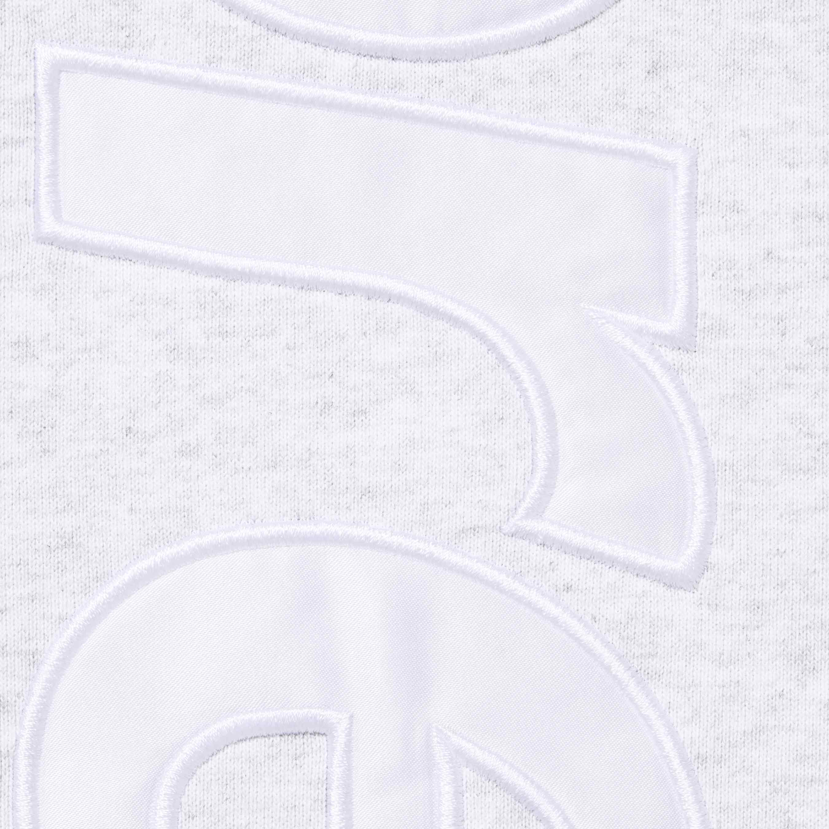 Satin Appliqué Hooded Sweatshirt