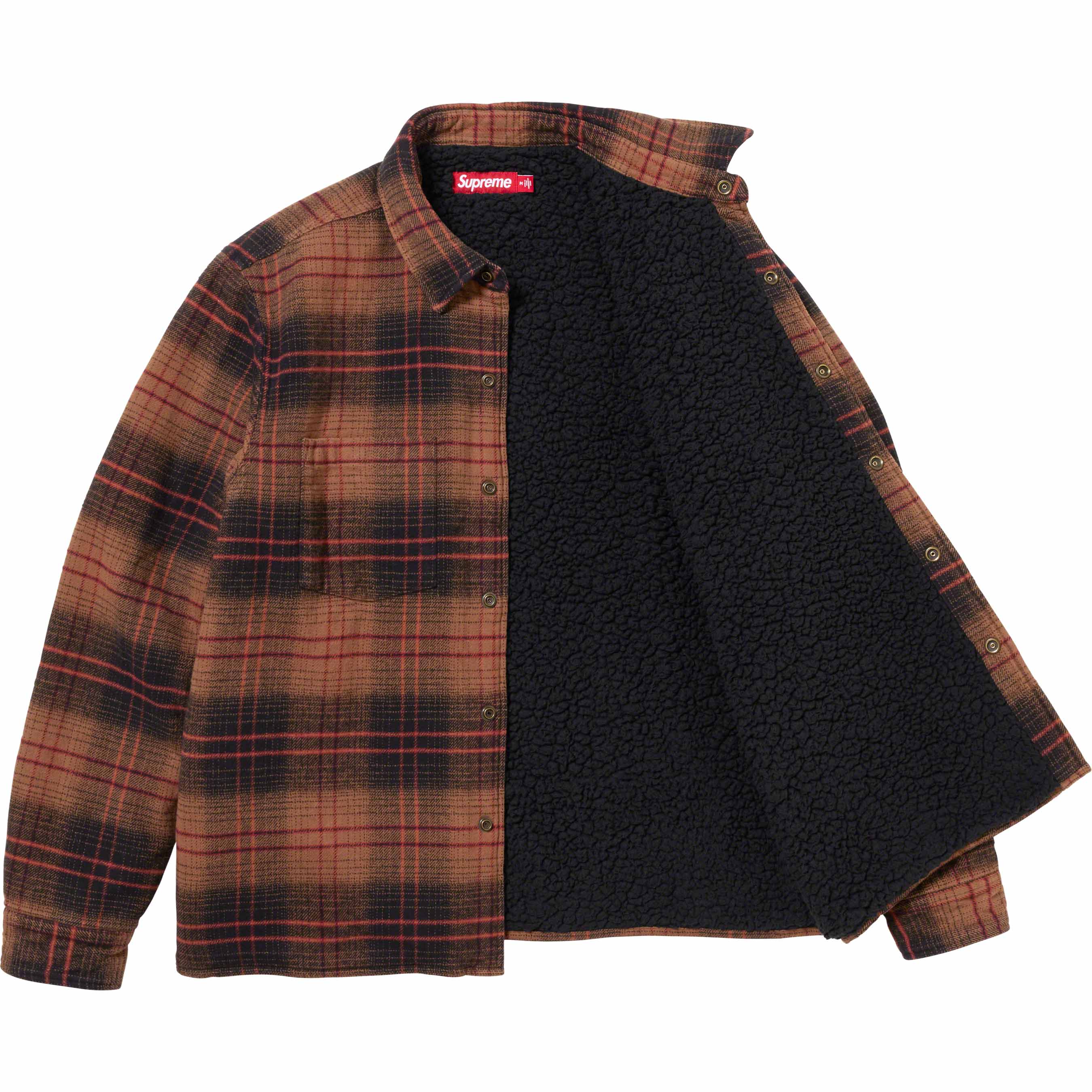Lined Flannel Snap Shirt