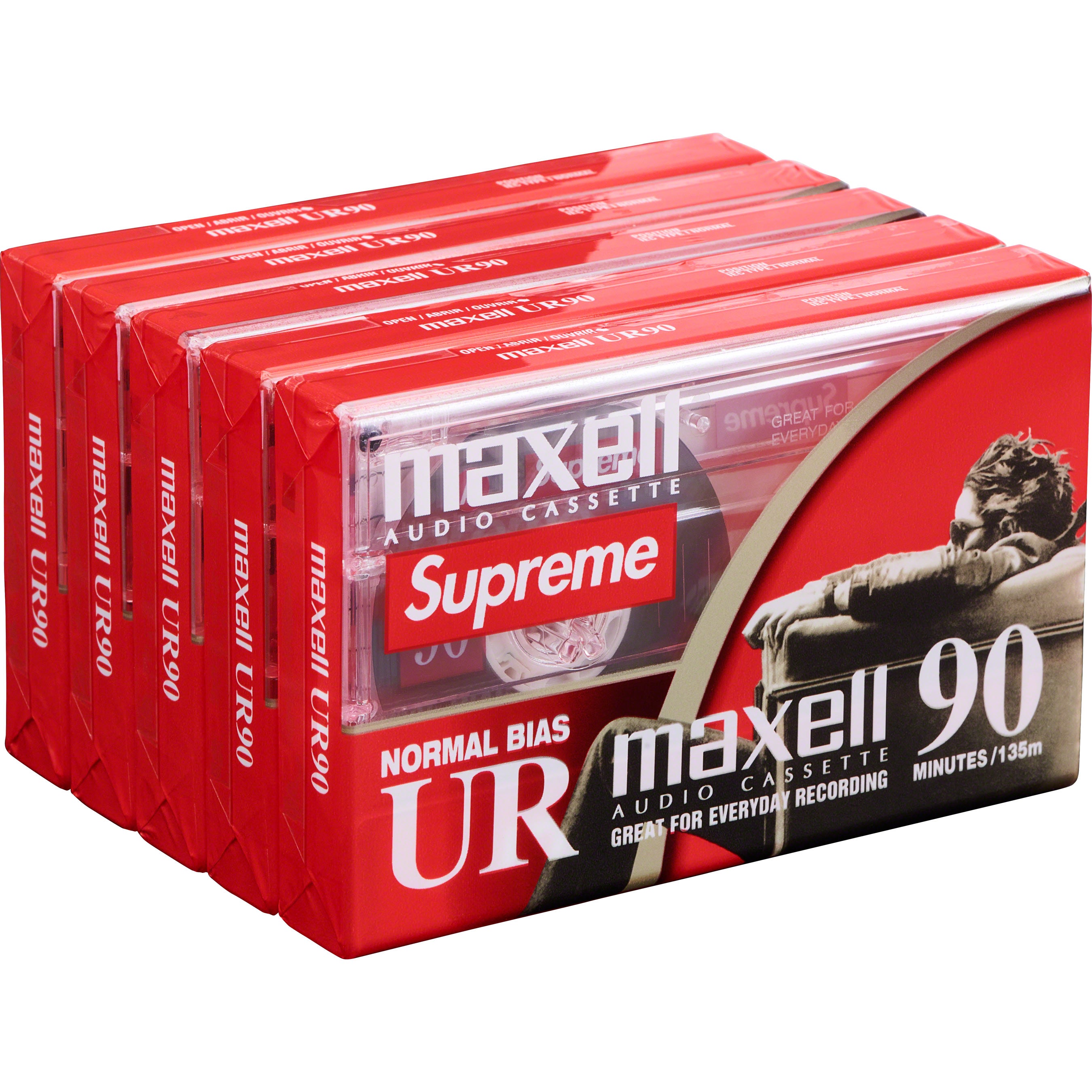 Supreme®/Maxell Cassette Tapes (5 Pack)