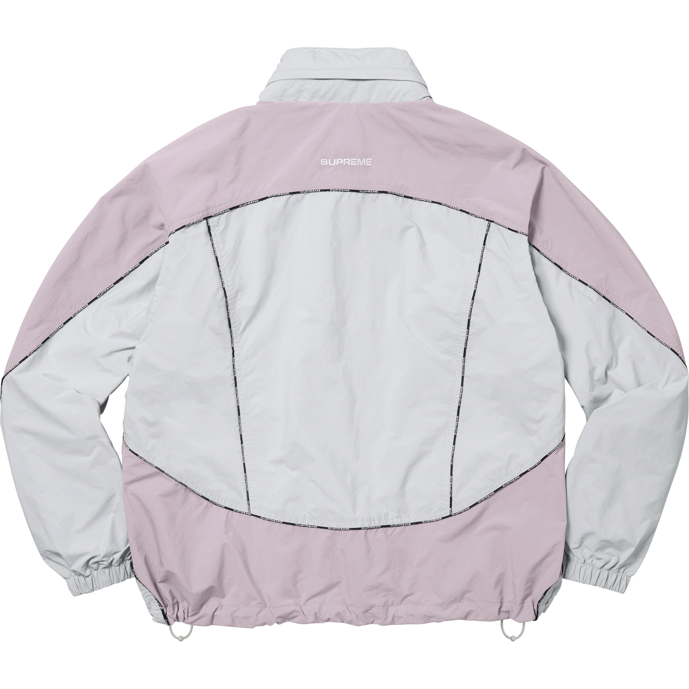 Logo Piping Hooded Track Jacket
