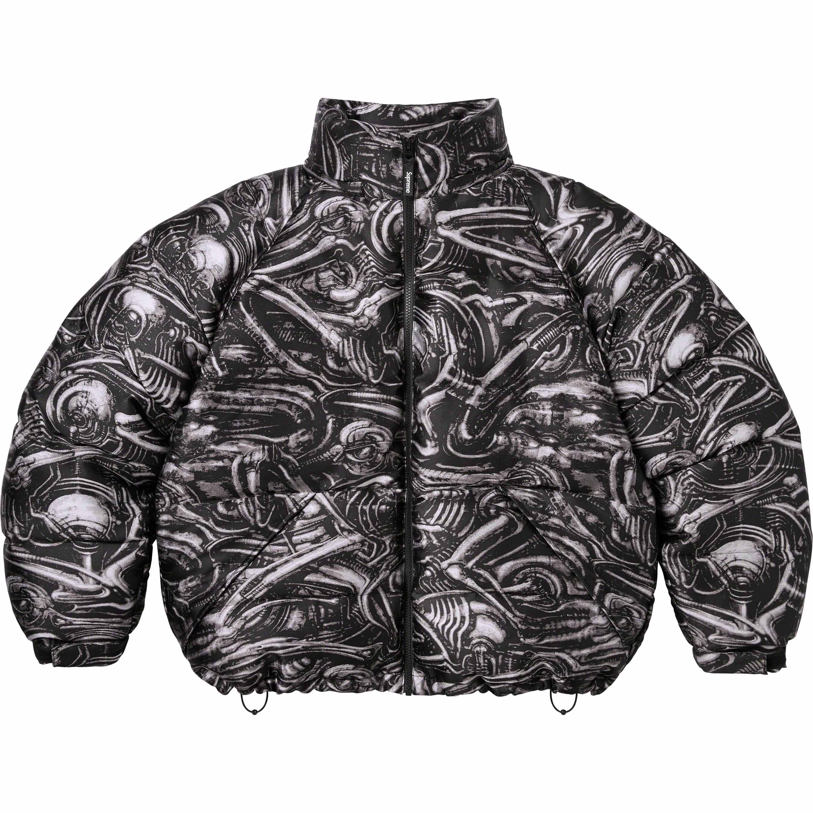 H.R. Giger Jacquard Down Puffer Jacket