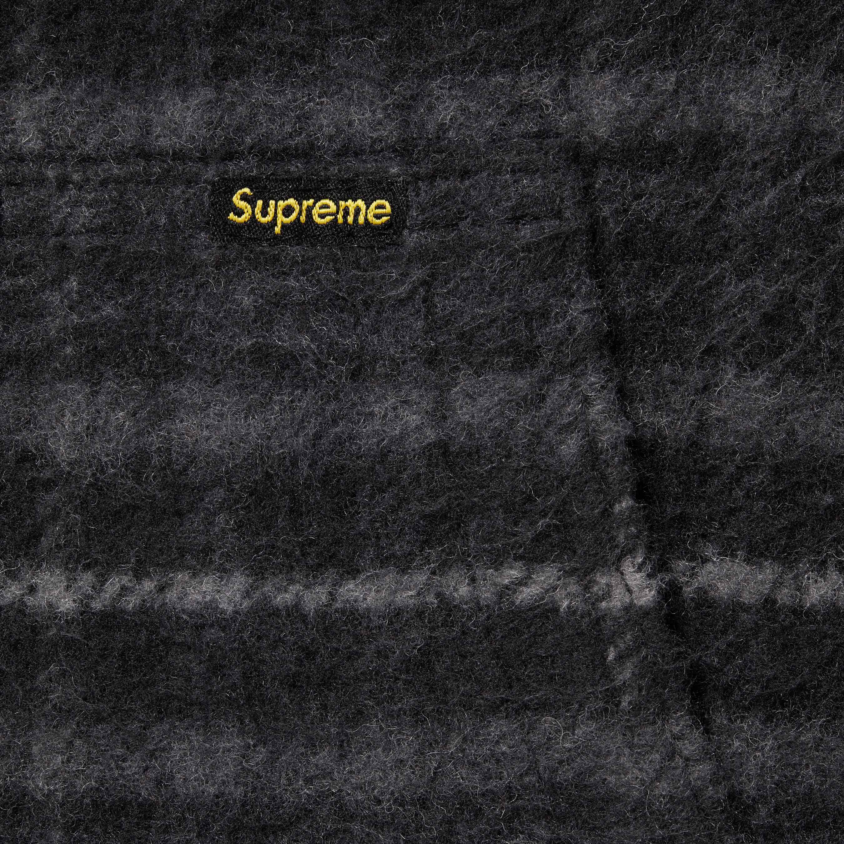Plaid Wool Hooded Work Jacket