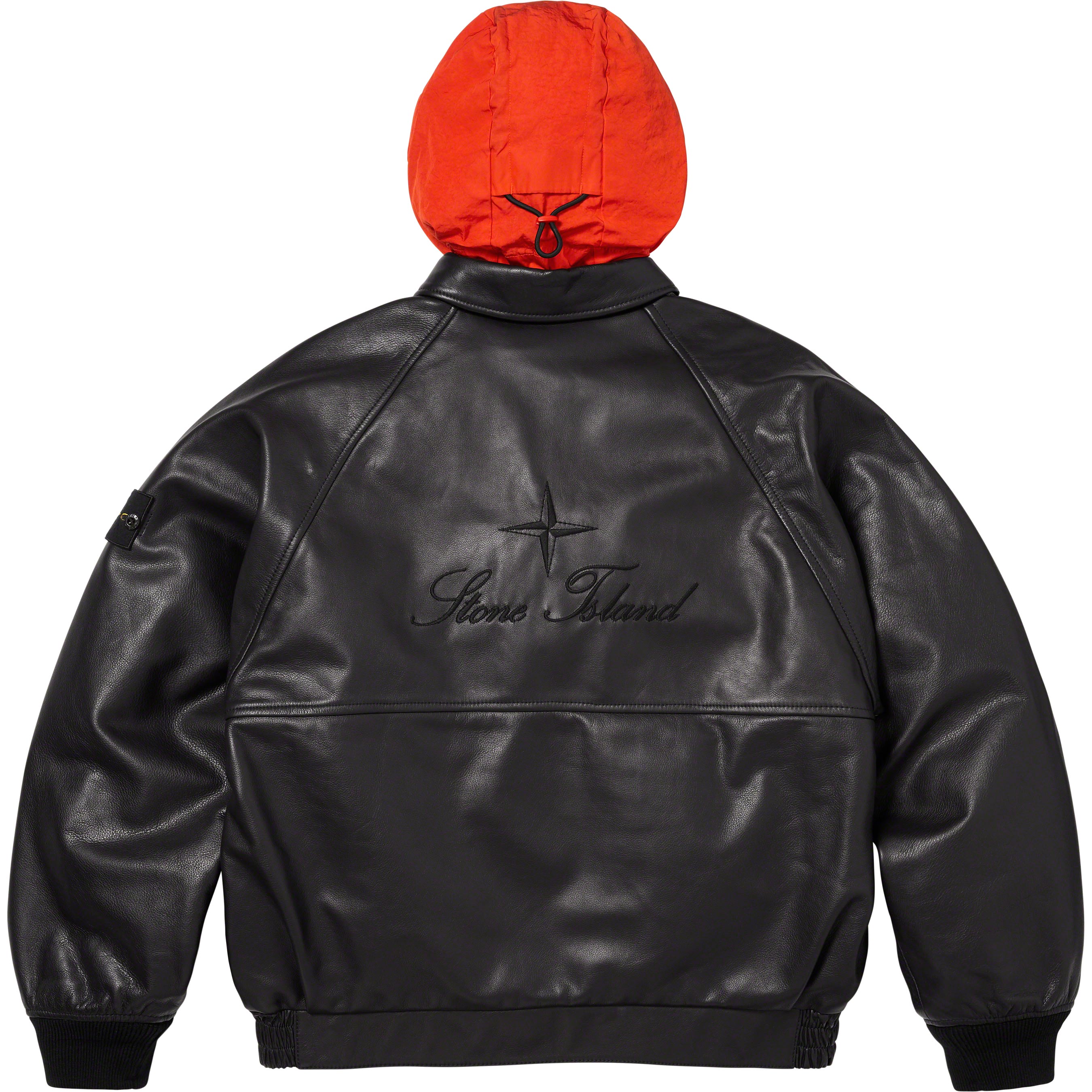 Supreme®/Stone Island® Leather Bomber Jacket