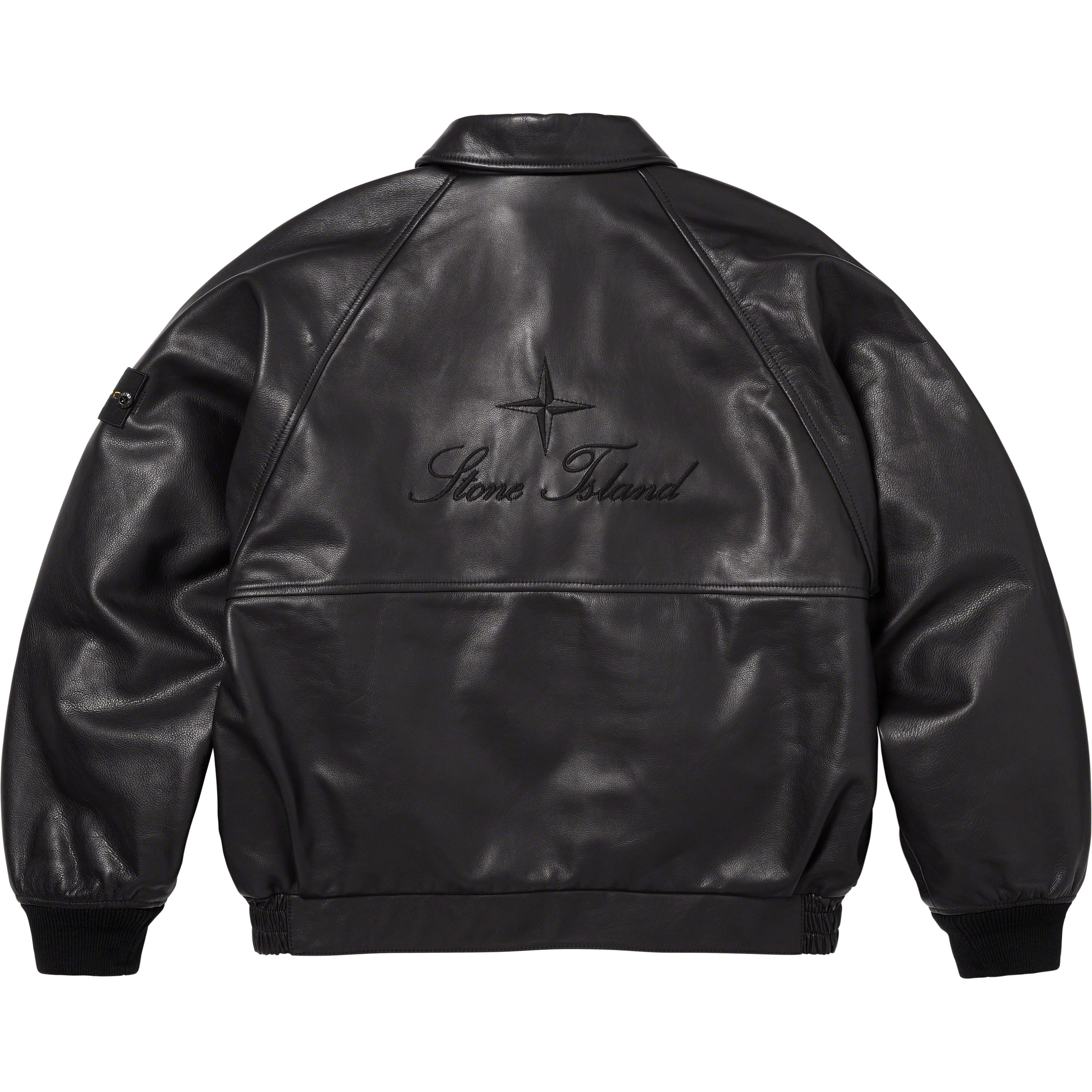 Supreme®/Stone Island® Leather Bomber Jacket