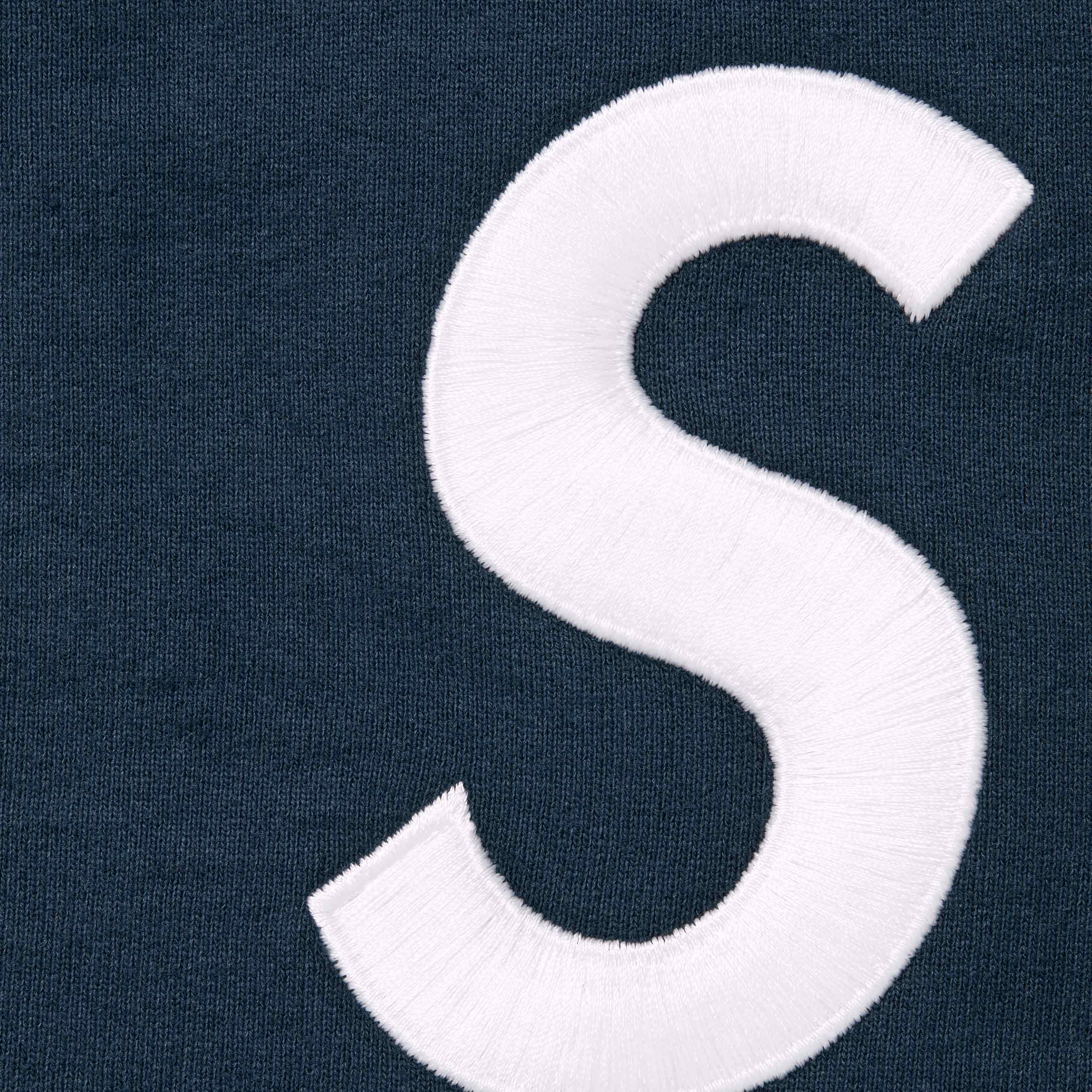 S Logo Zip Up Hooded Sweatshirt