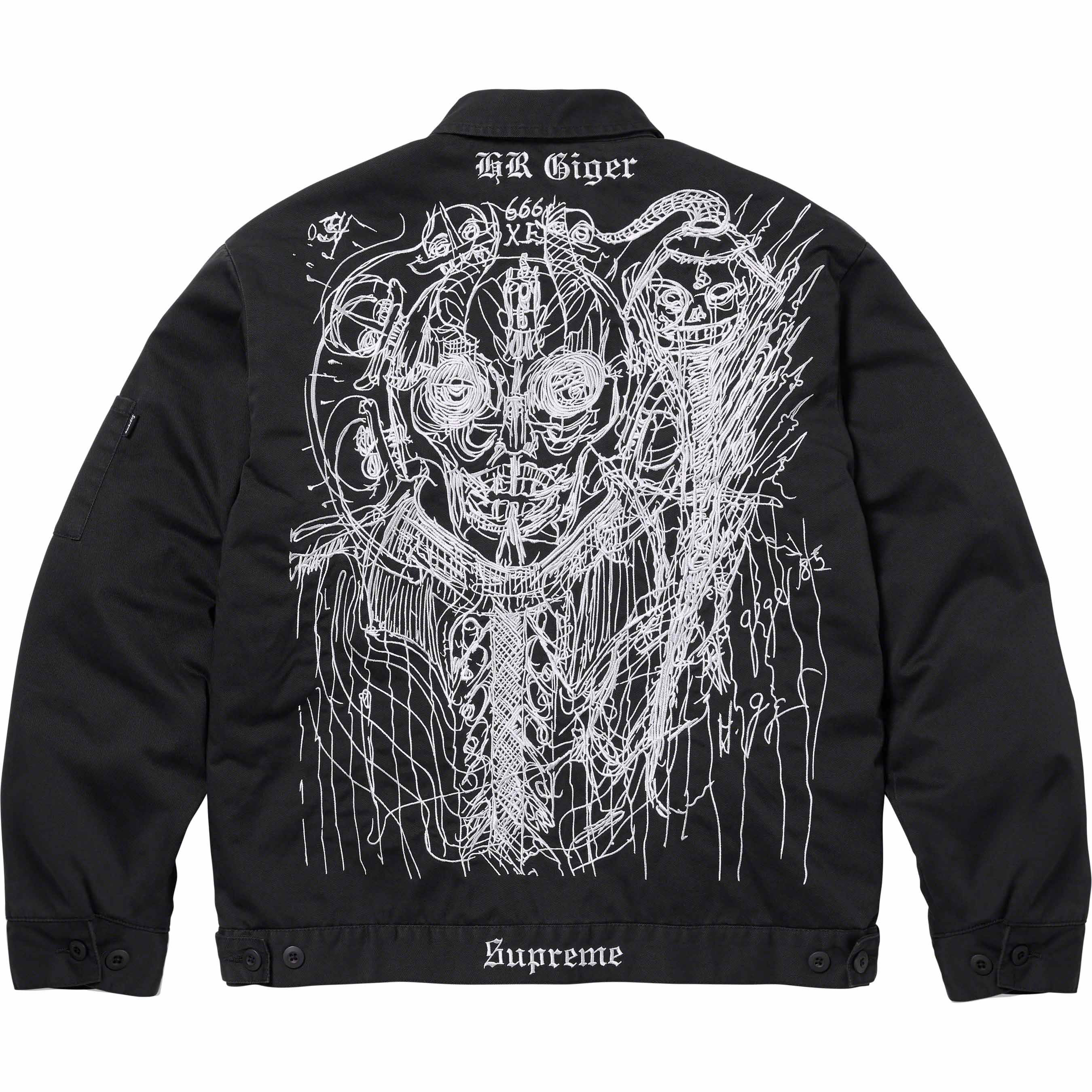 H.R. Giger Embroidered Work Jacket