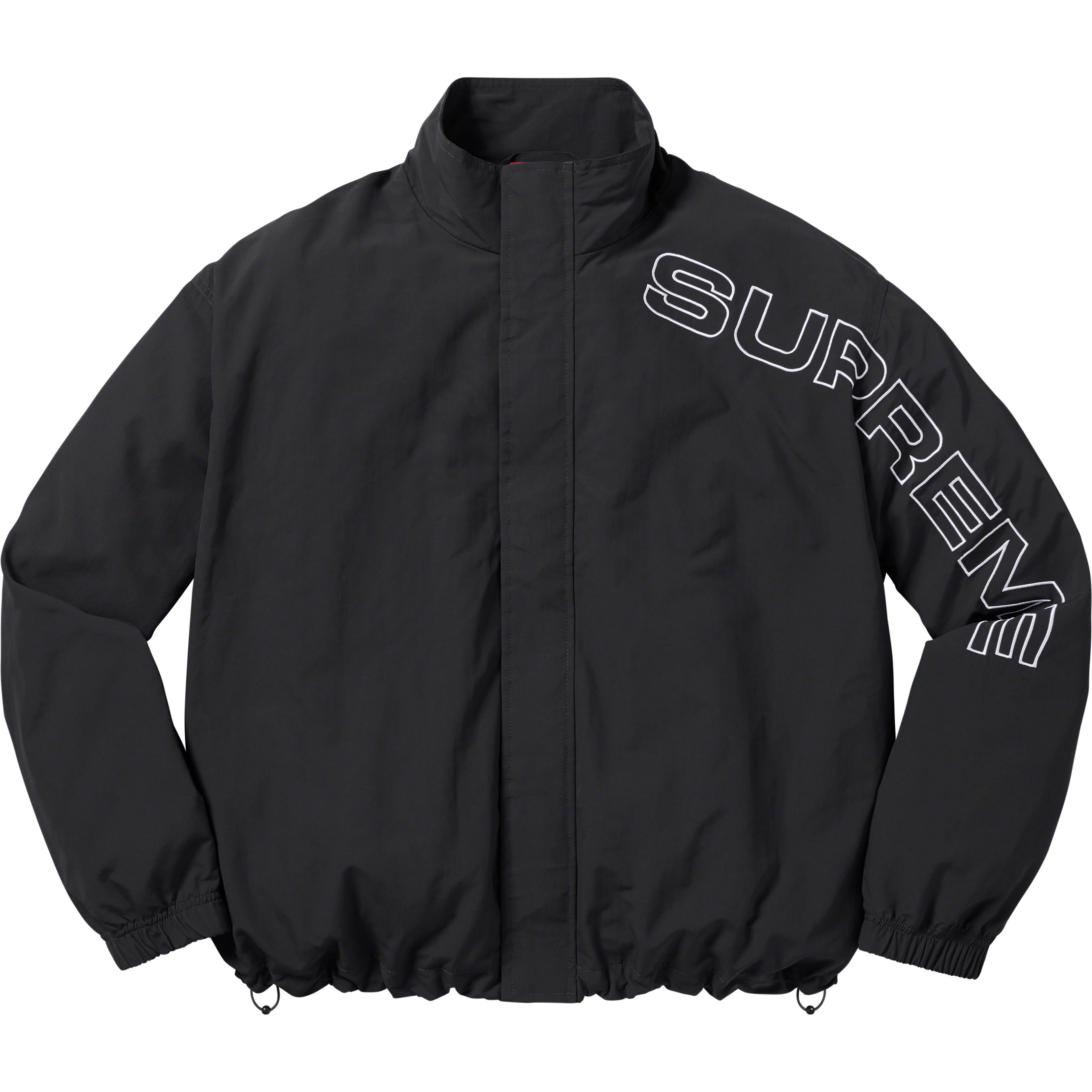 Spellout Embroidered Track Jacket