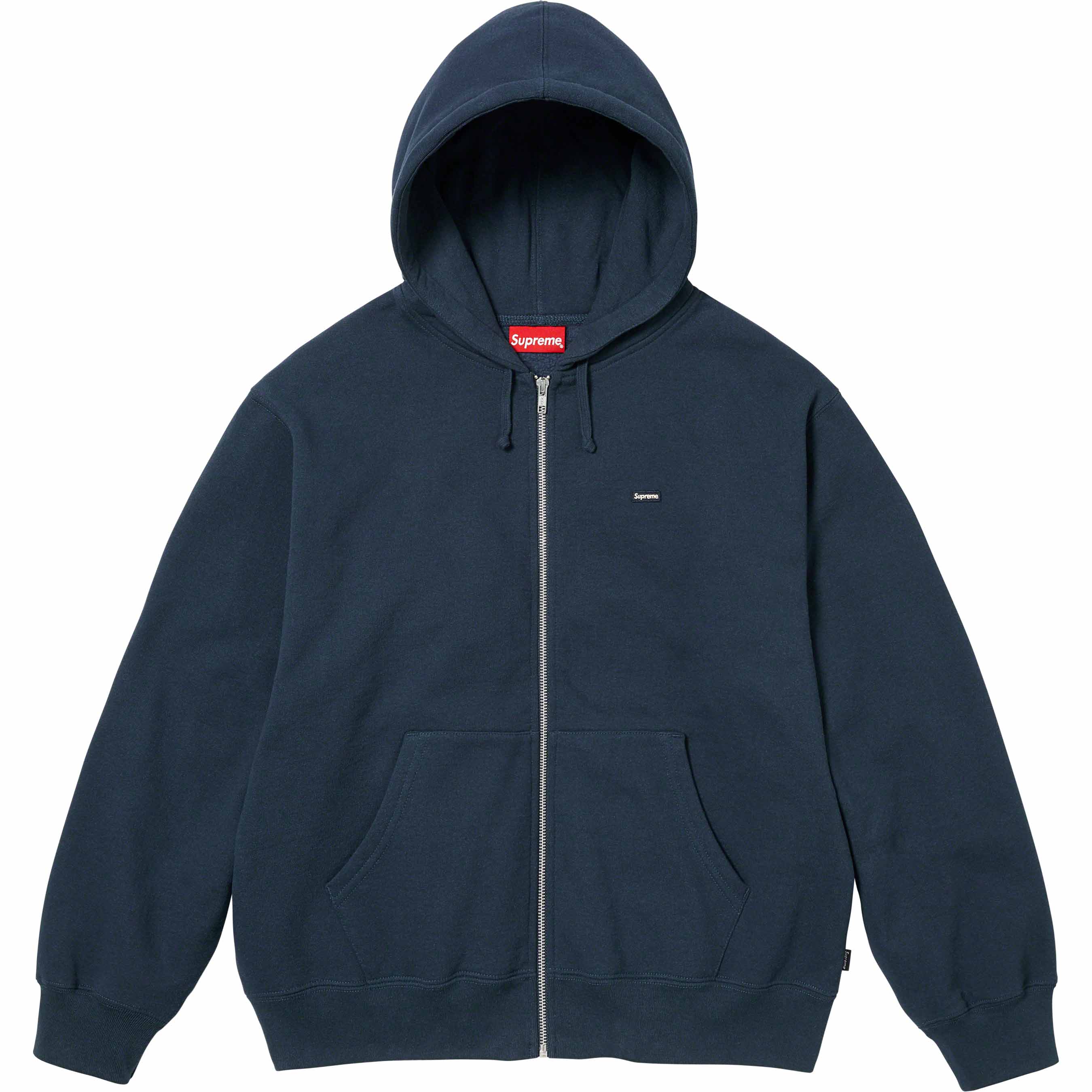 Small Box Zip Up Hooded Sweatshirt