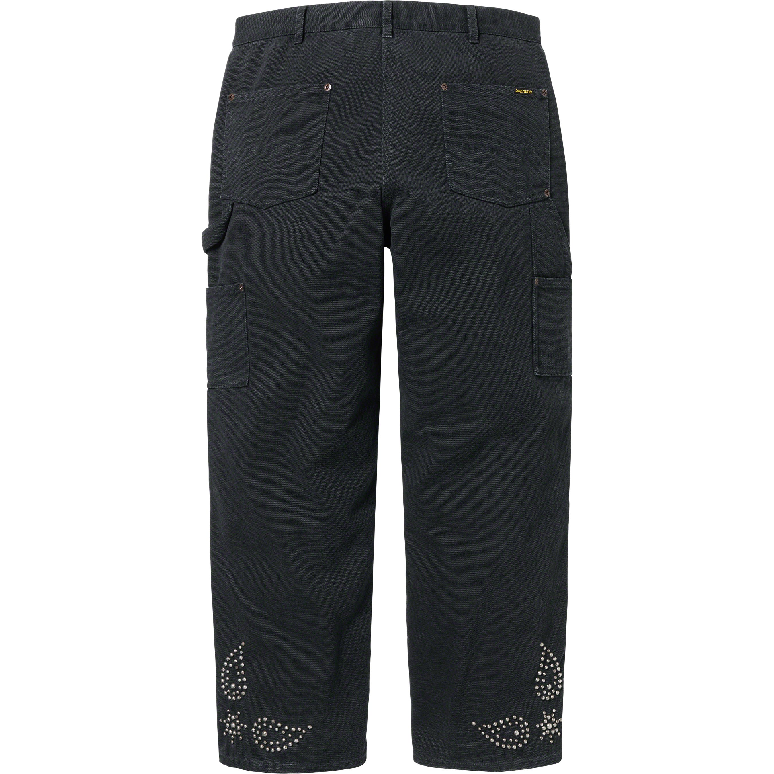 Paisley Studded Double Knee Painter Pant