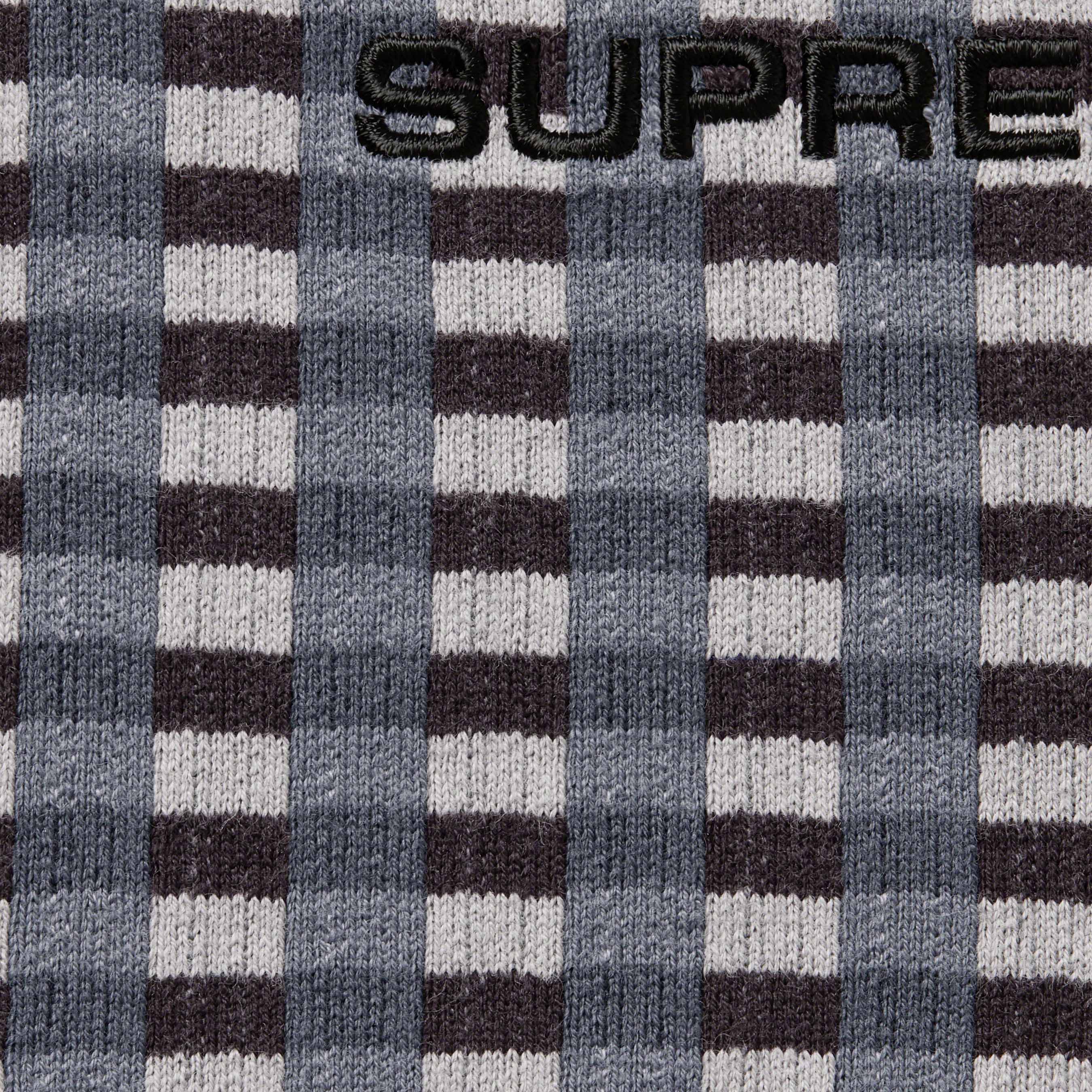 Grid Jacquard S/S Top