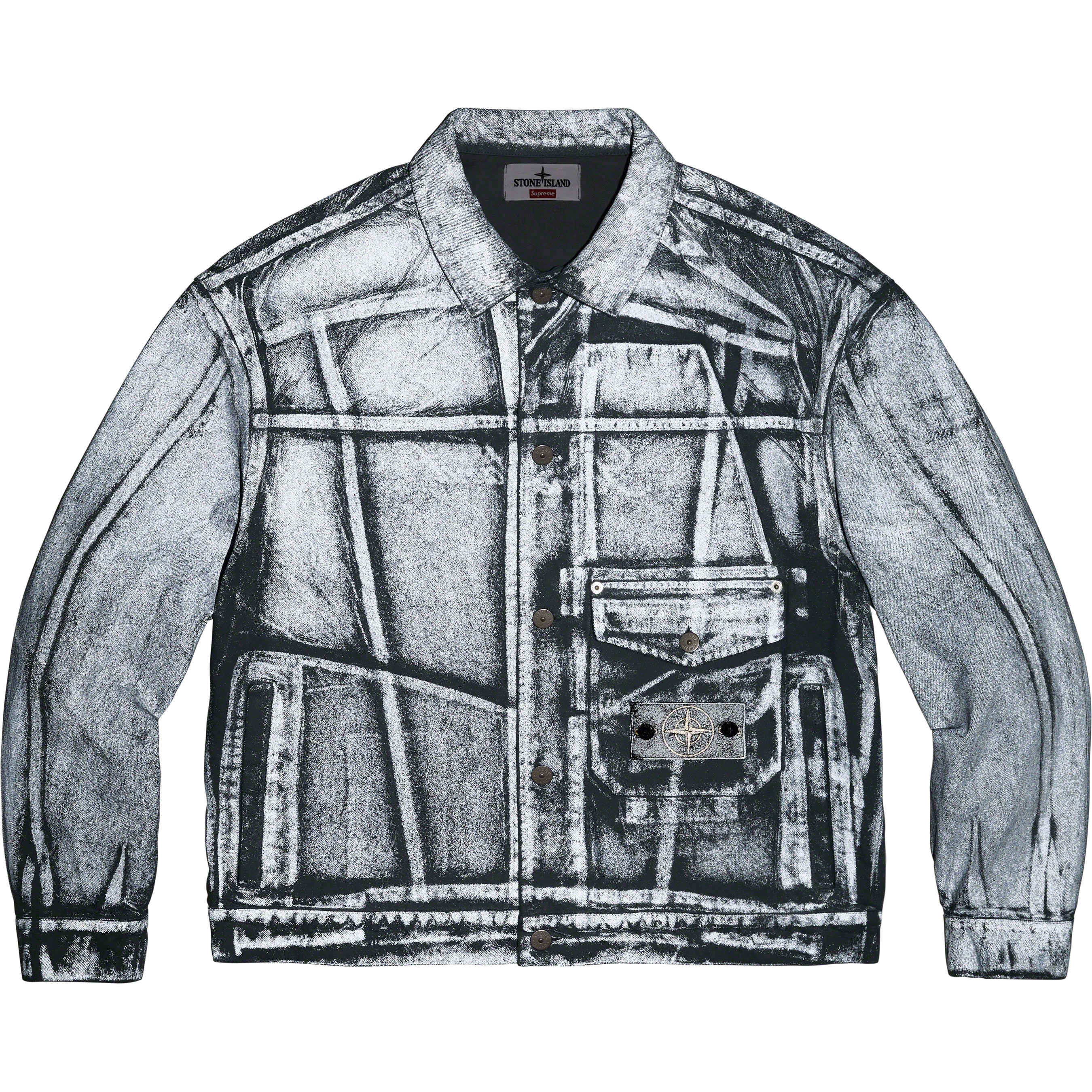 Supreme®/Stone Island® Denim Trucker Jacket