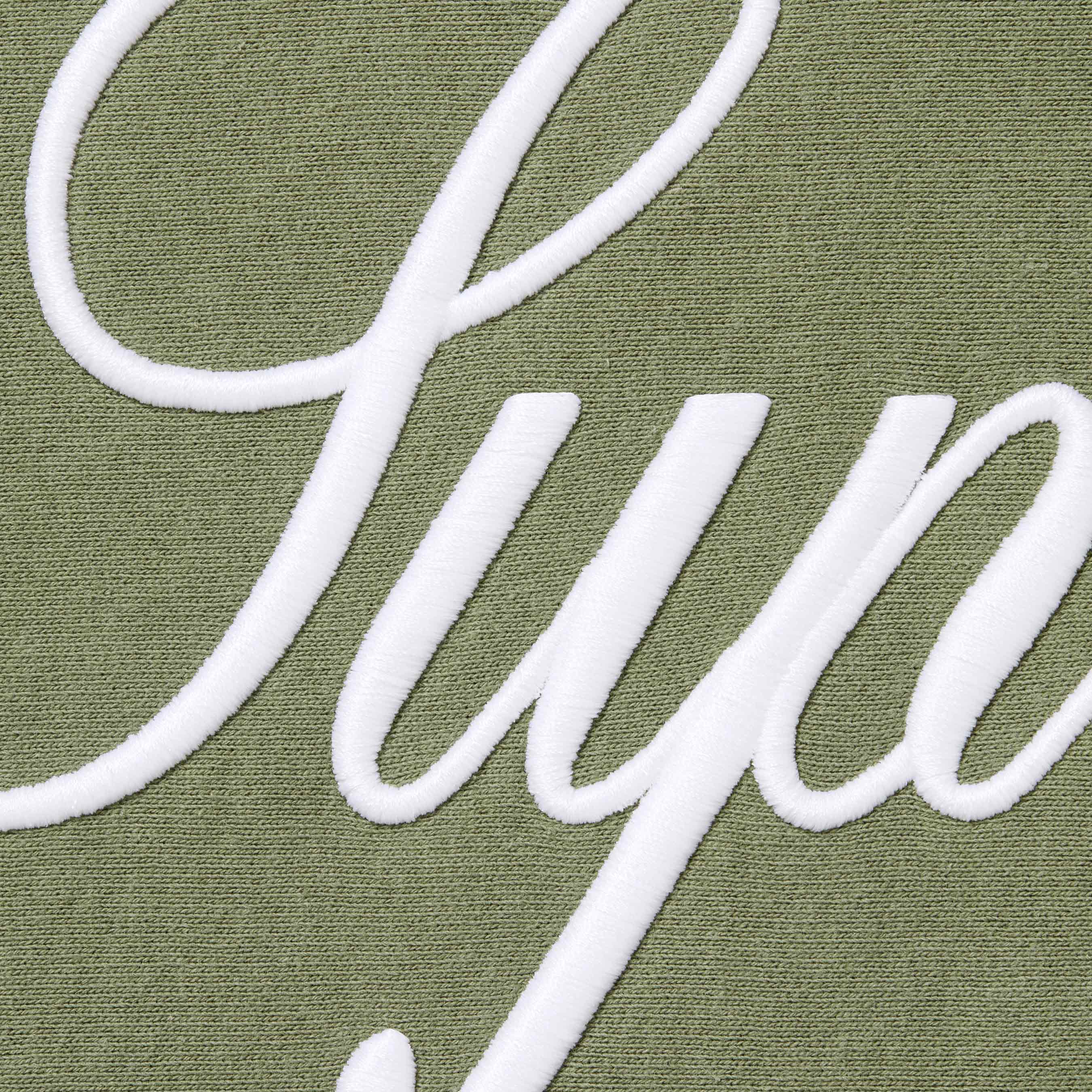 Raised Script Hooded Sweatshirt