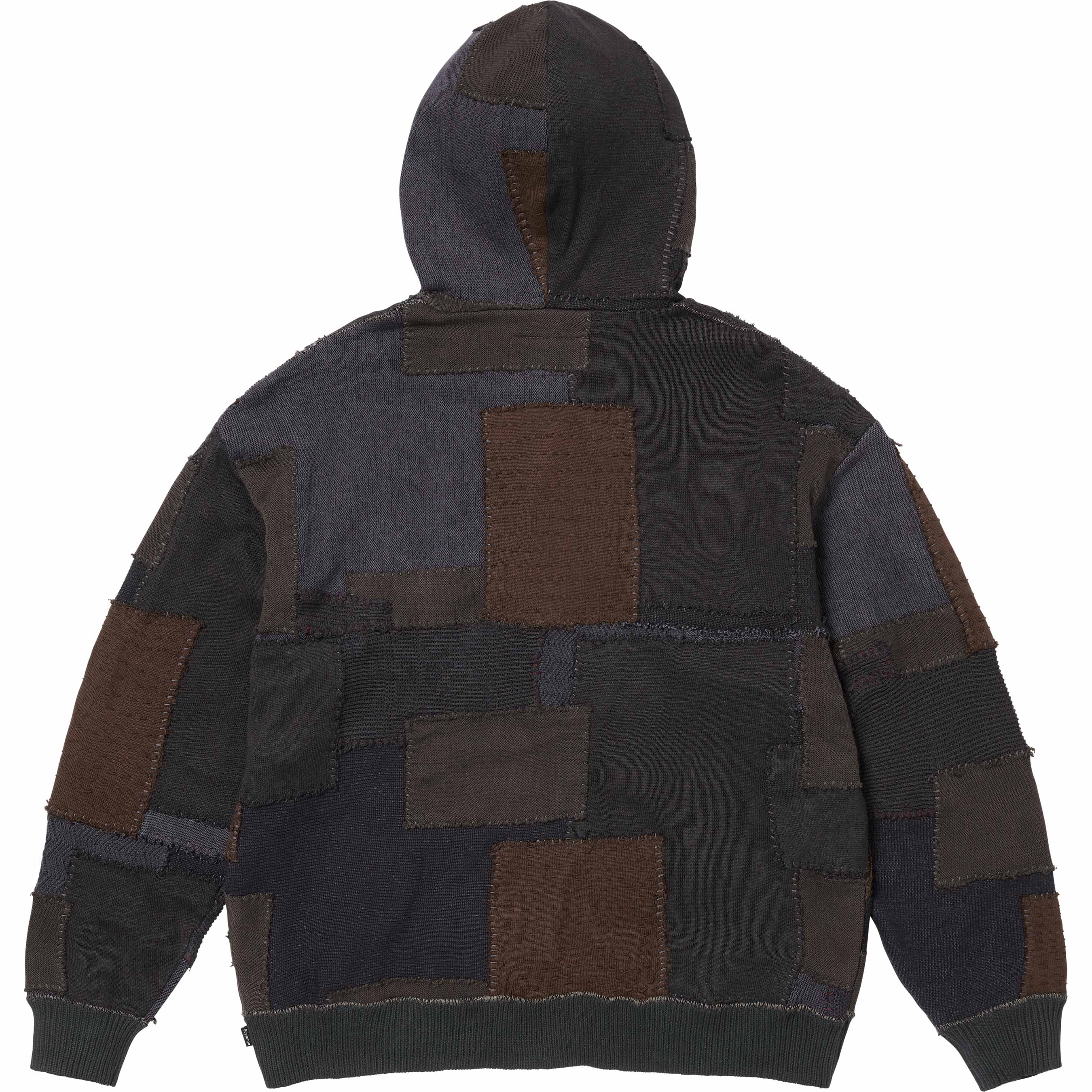 Supreme®/blackmeans Patchwork Zip Up Hooded Sweater
