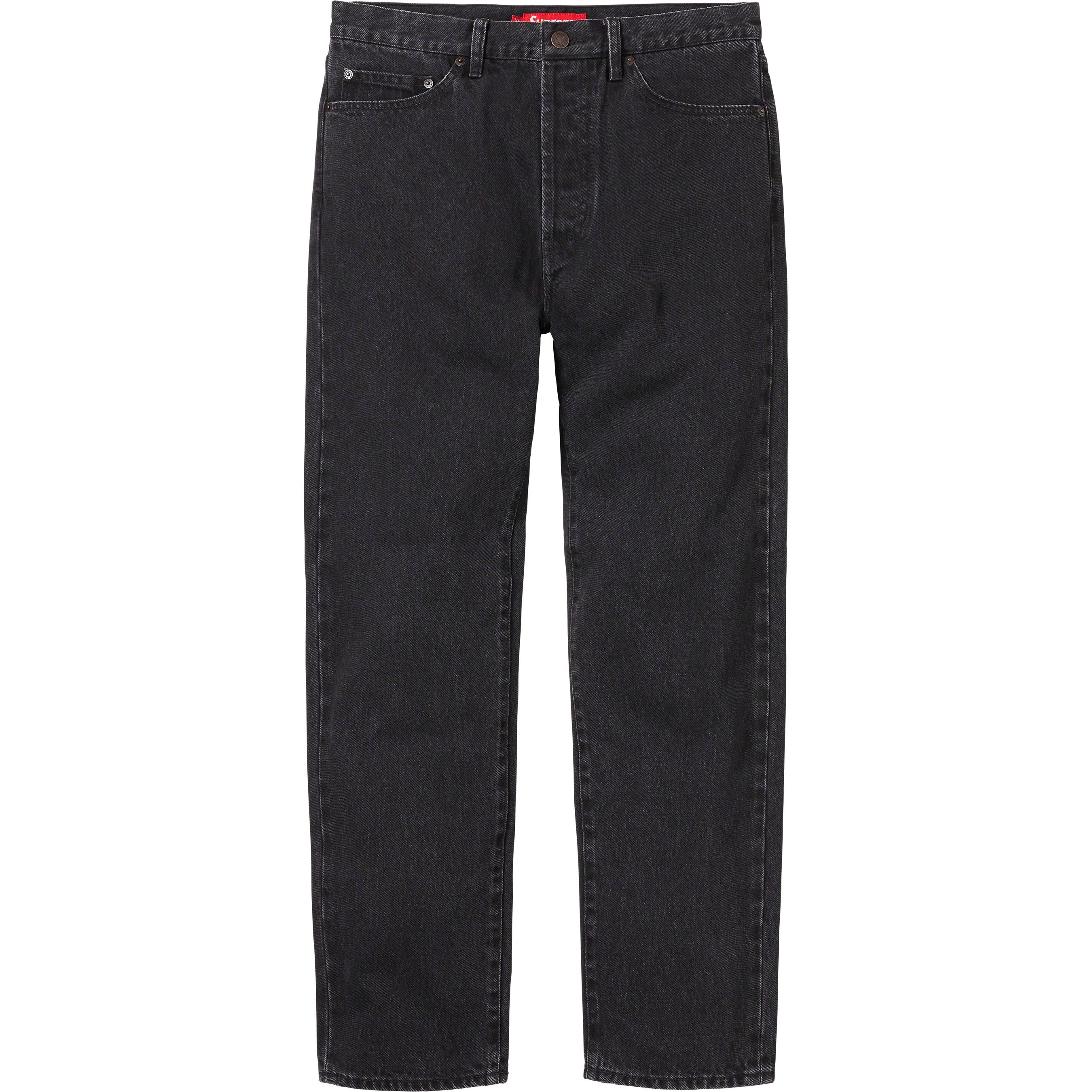 Stone Washed Black Slim Jean