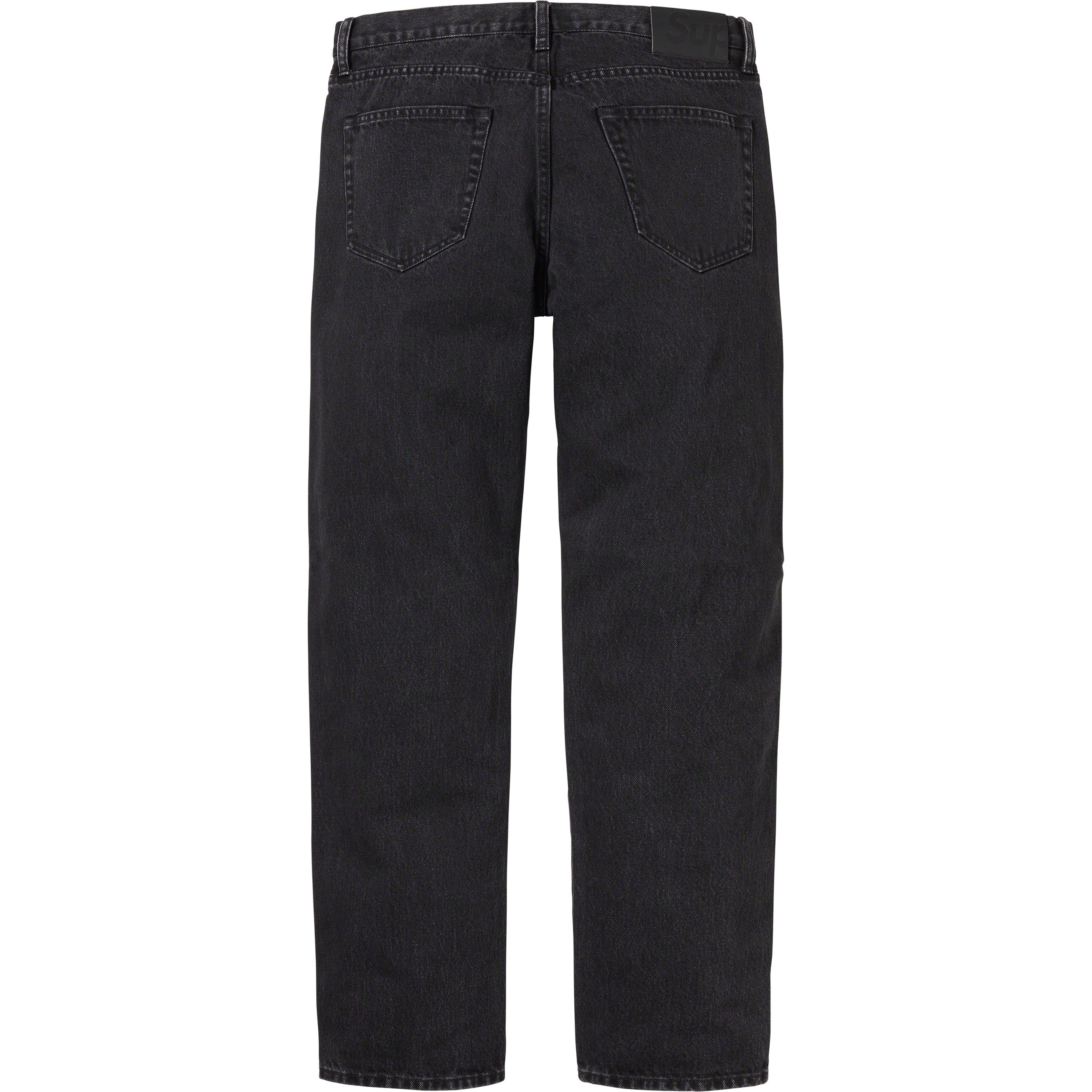 Stone Washed Black Slim Jean