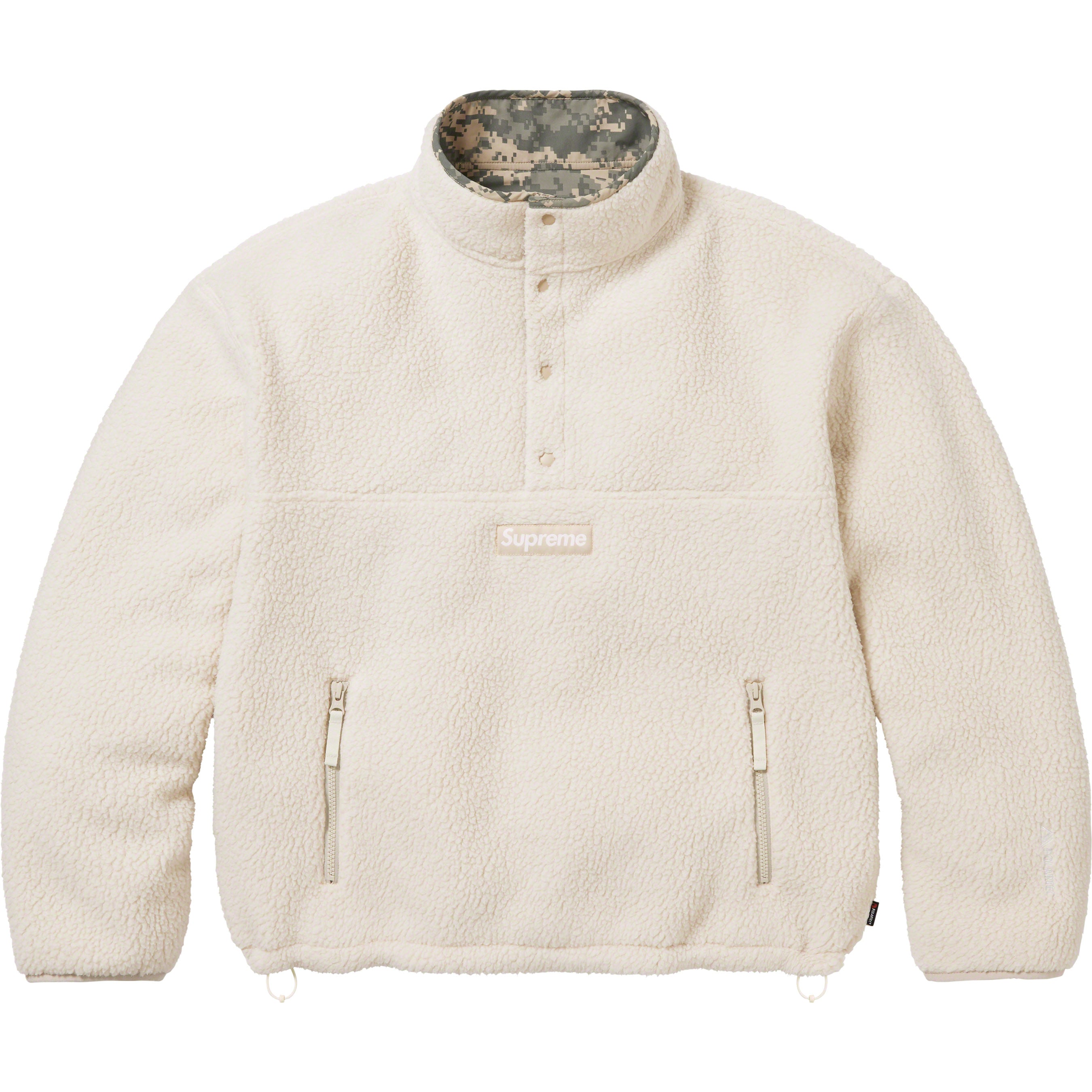 Polartec® Shearling Reversible Pullover