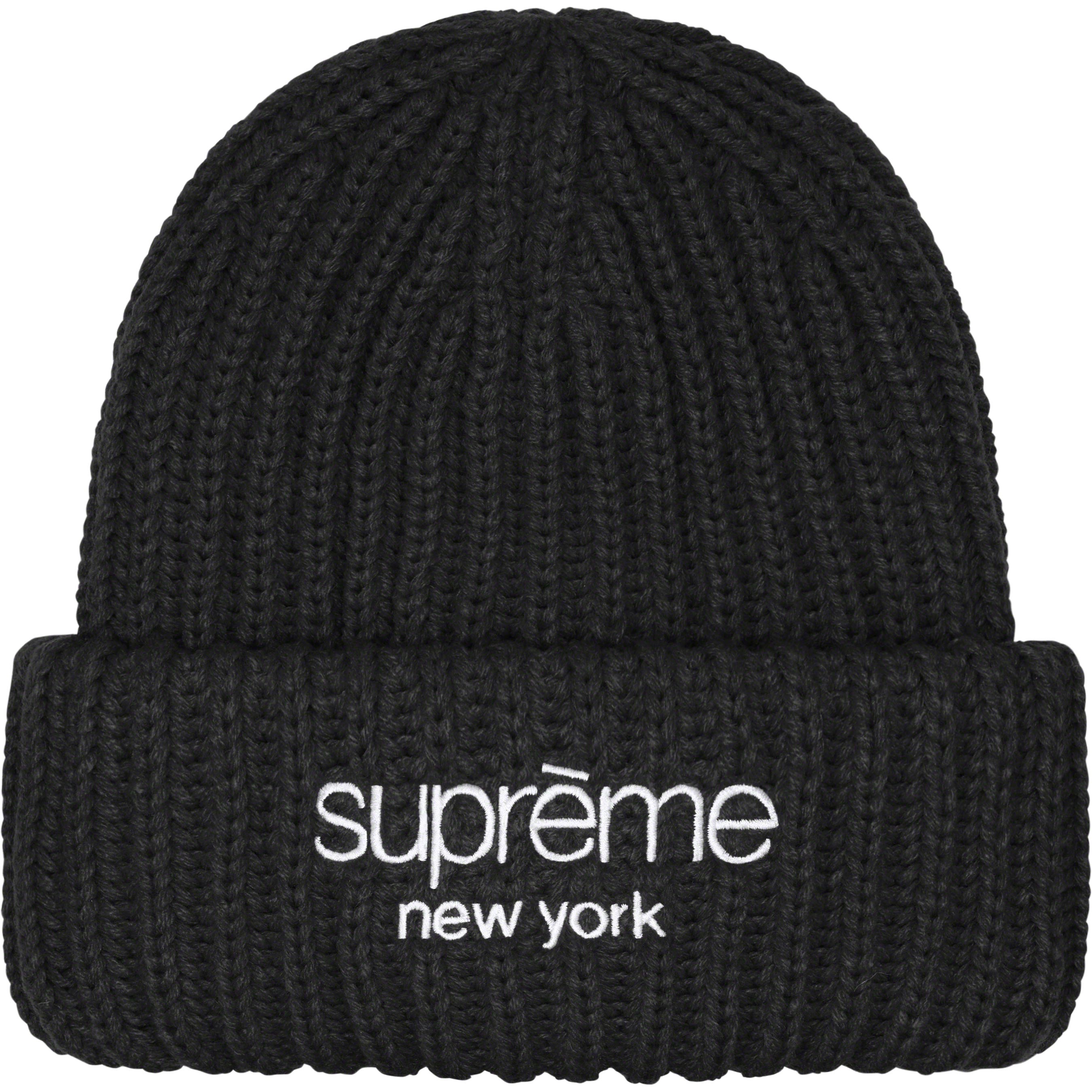 Classic Logo Chunky Ribbed Beanie
