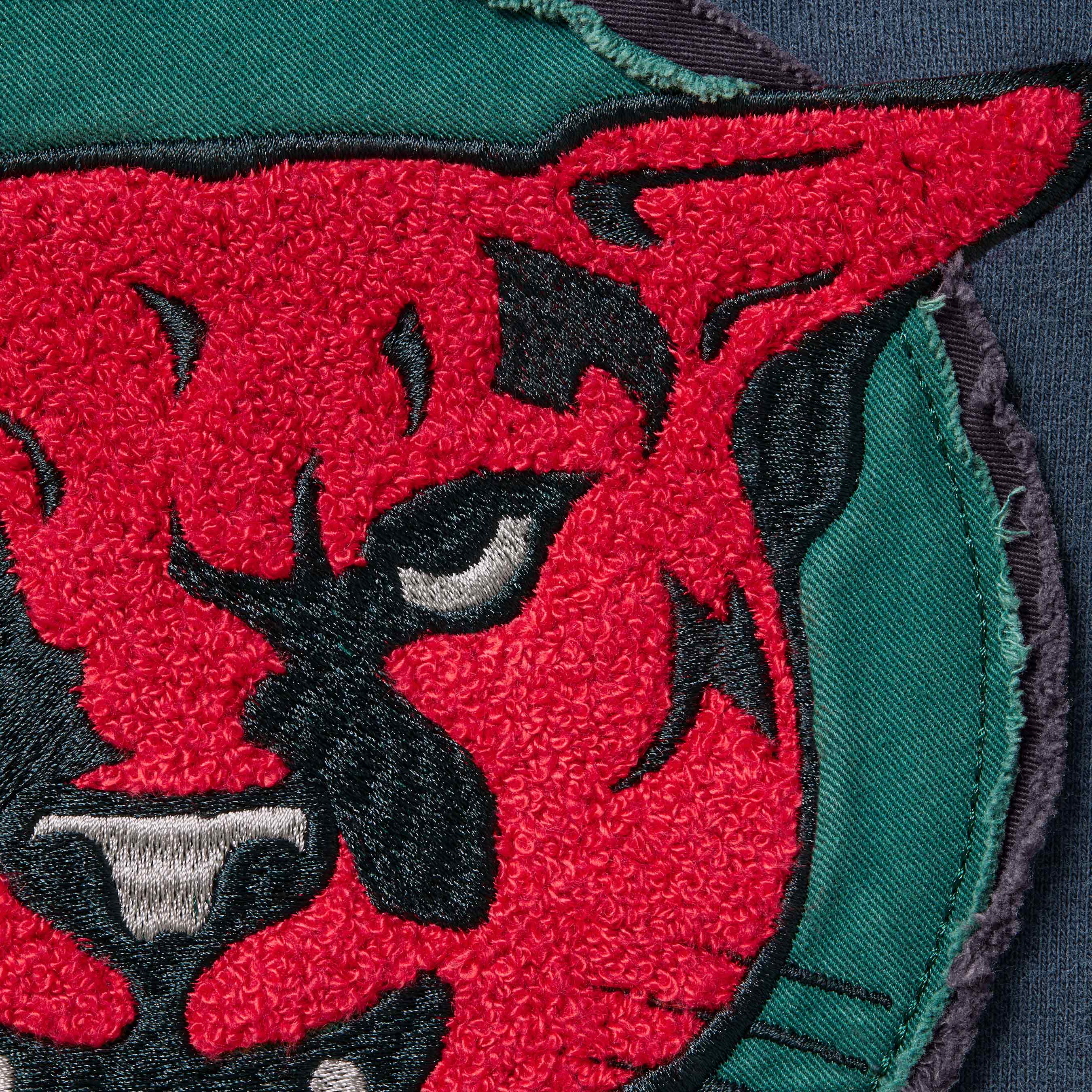 Washed Panther Hooded Sweatshirt