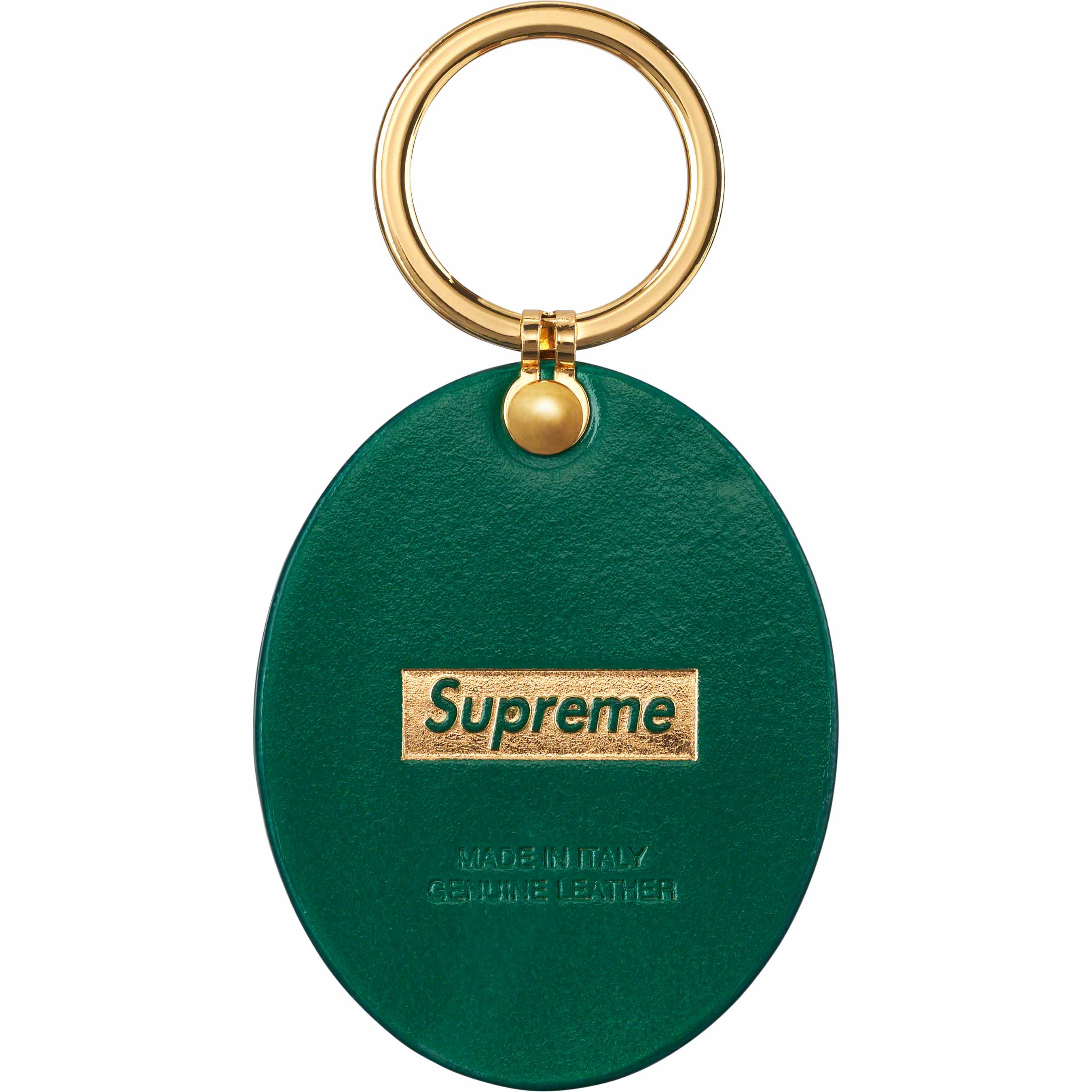 Guadalupe Leather Keychain