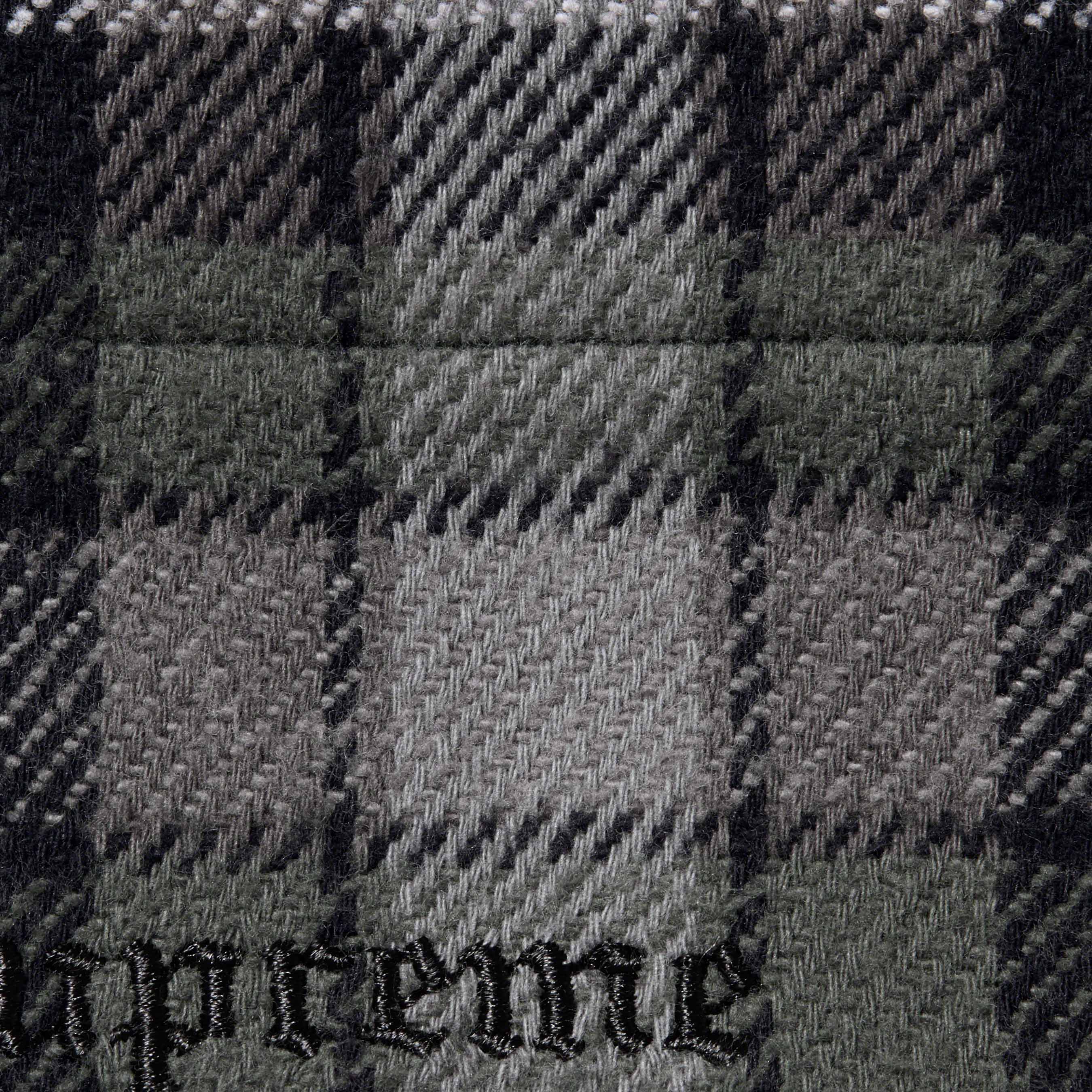 Tartan Flannel Hooded Shirt