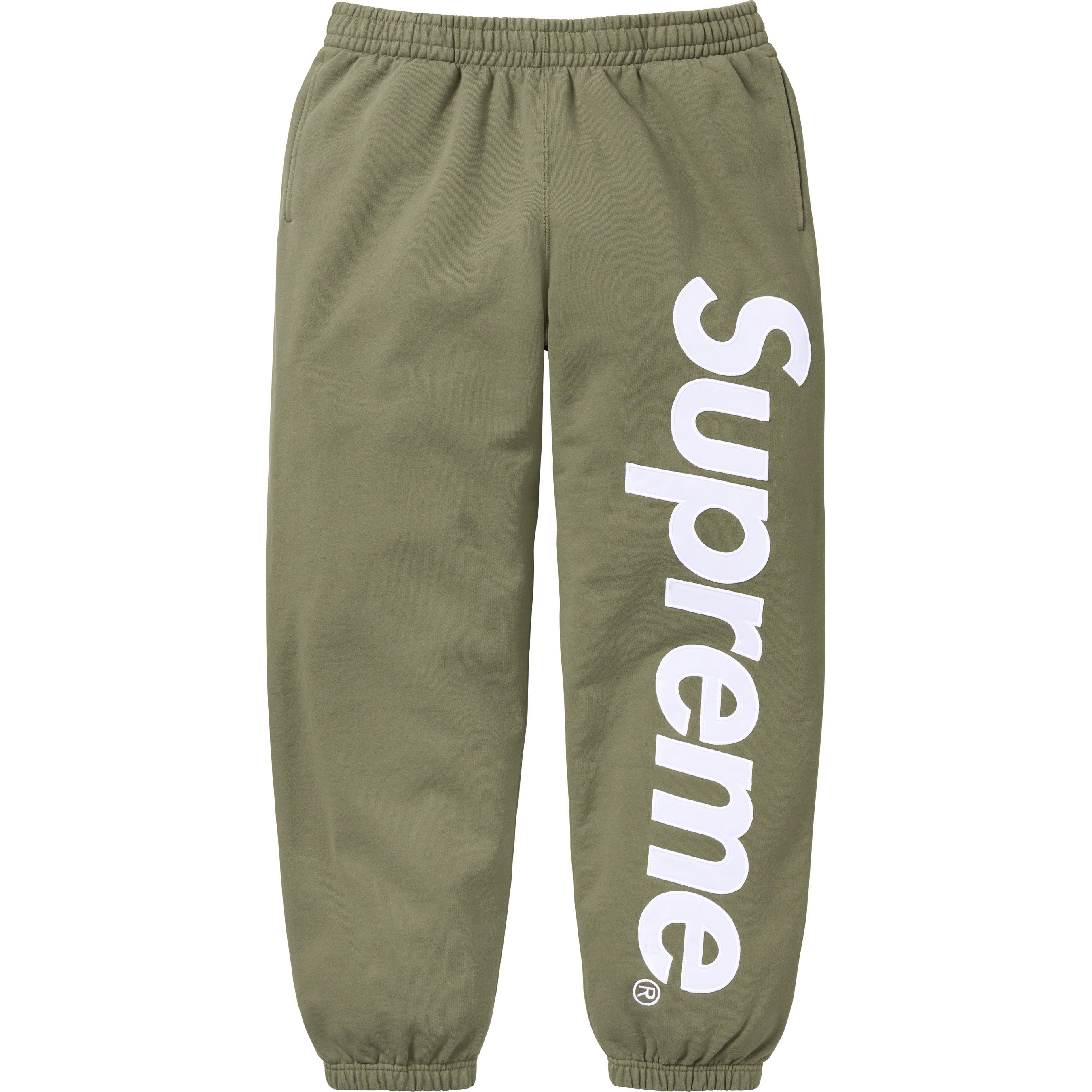 Satin Appliqué Sweatpant