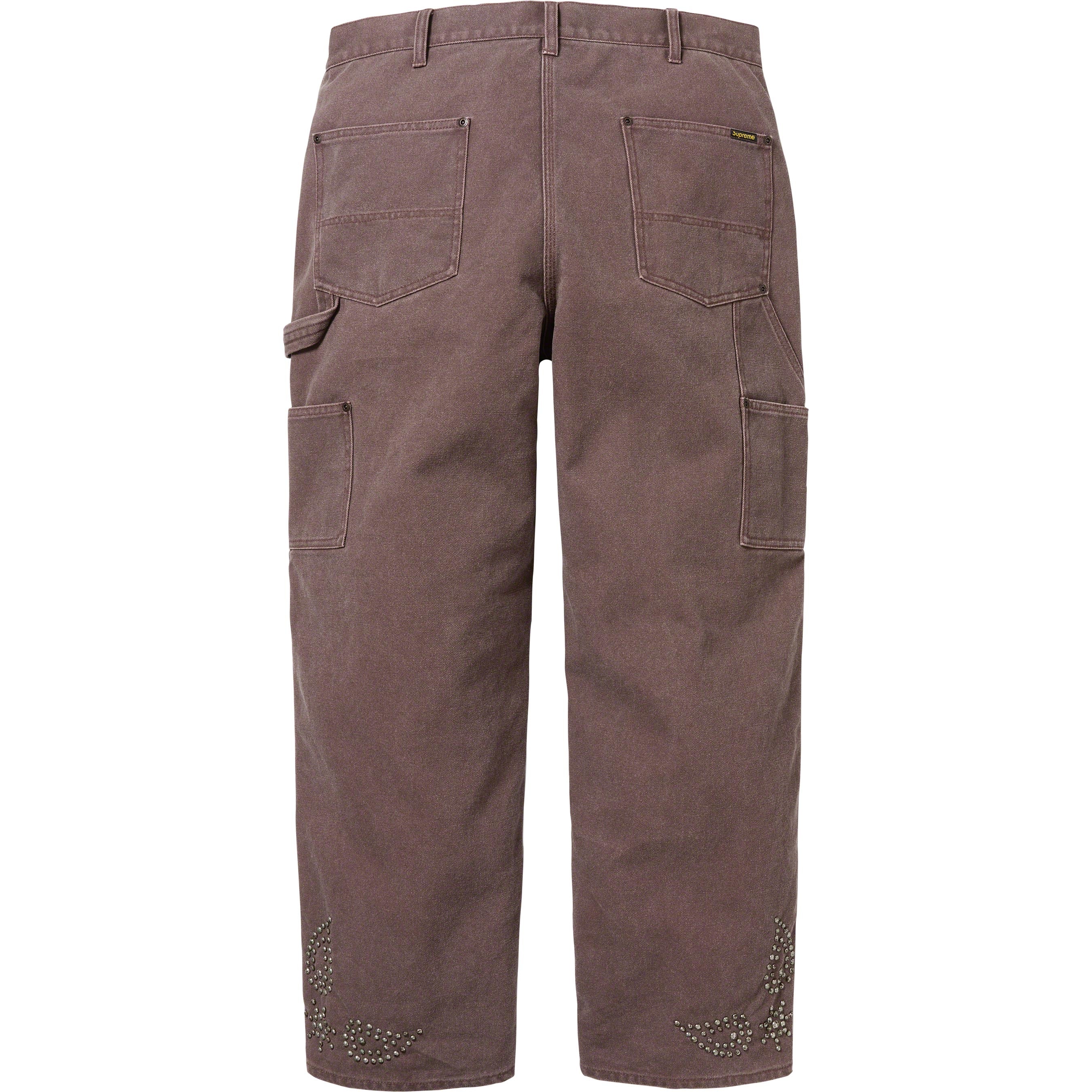 Paisley Studded Double Knee Painter Pant