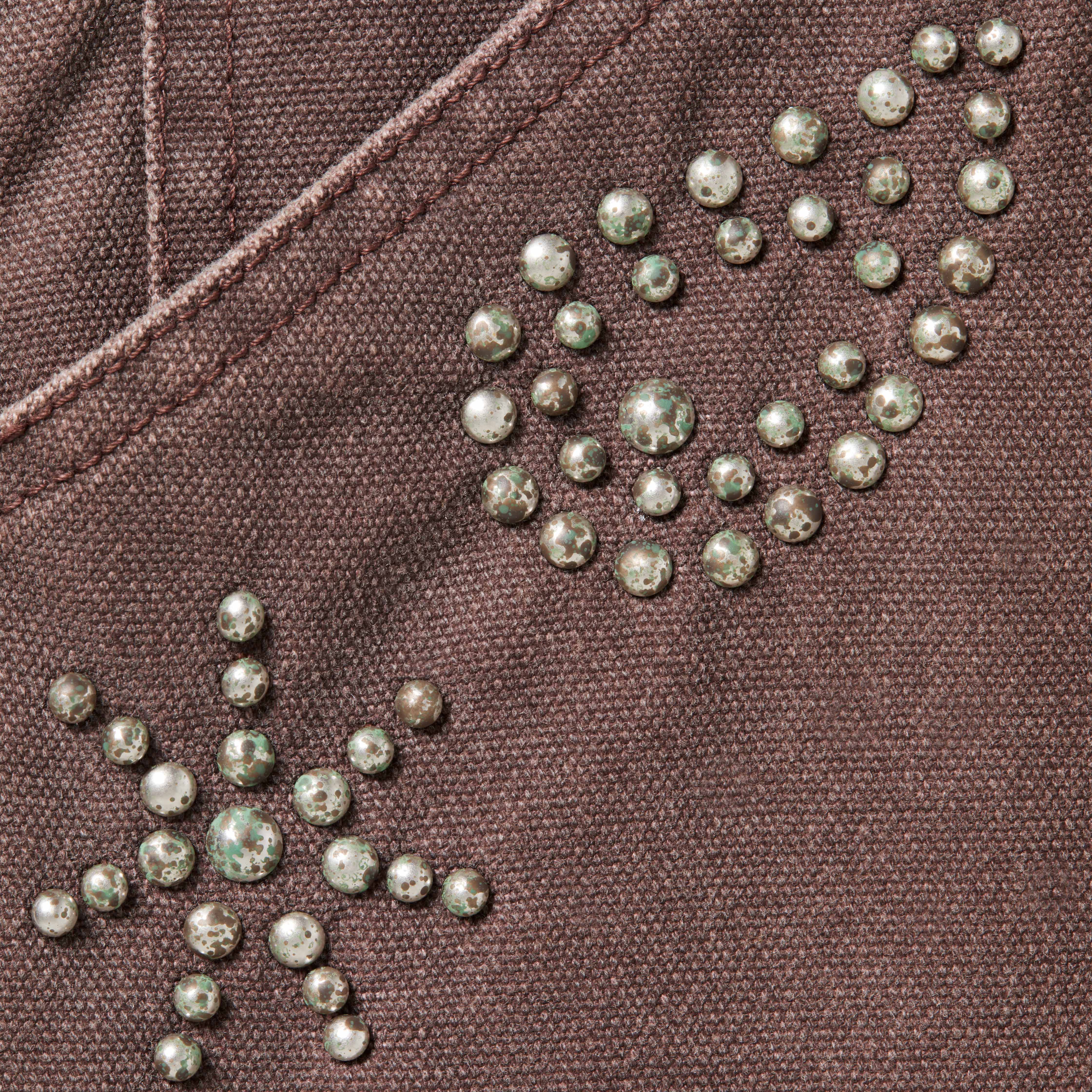 Paisley Studded Double Knee Painter Pant