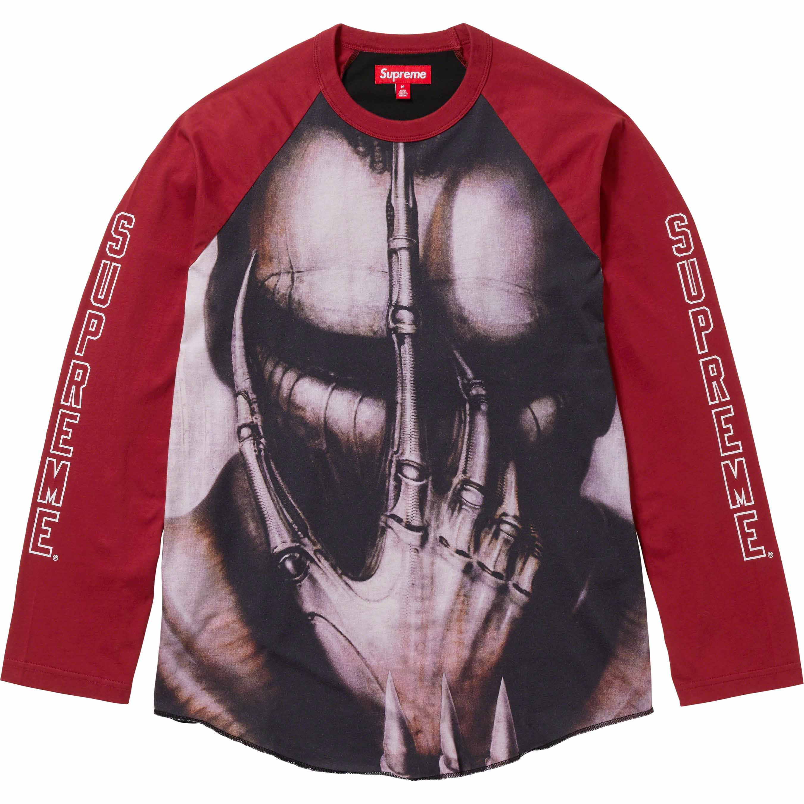 H.R. Giger Raglan L/S Top