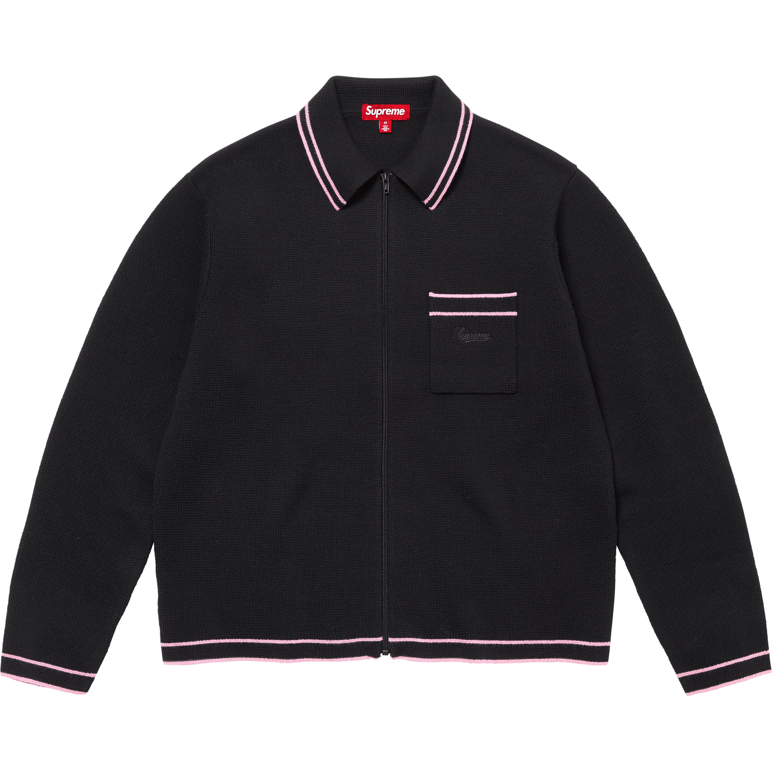 Zip Up Polo Sweater