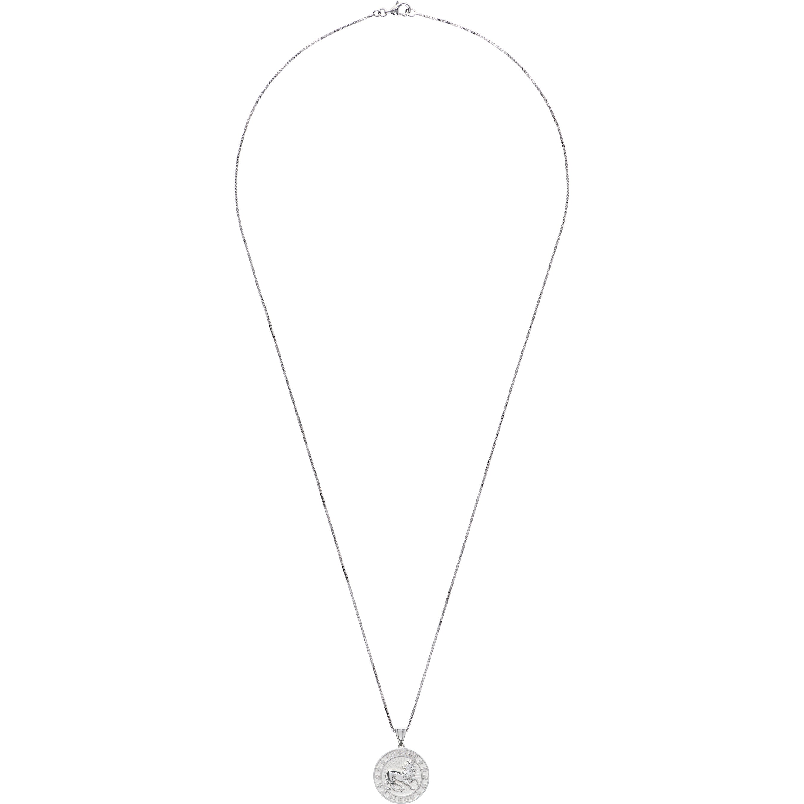 Supreme®/Jacob&Co Sterling Silver Zodiac Pendant