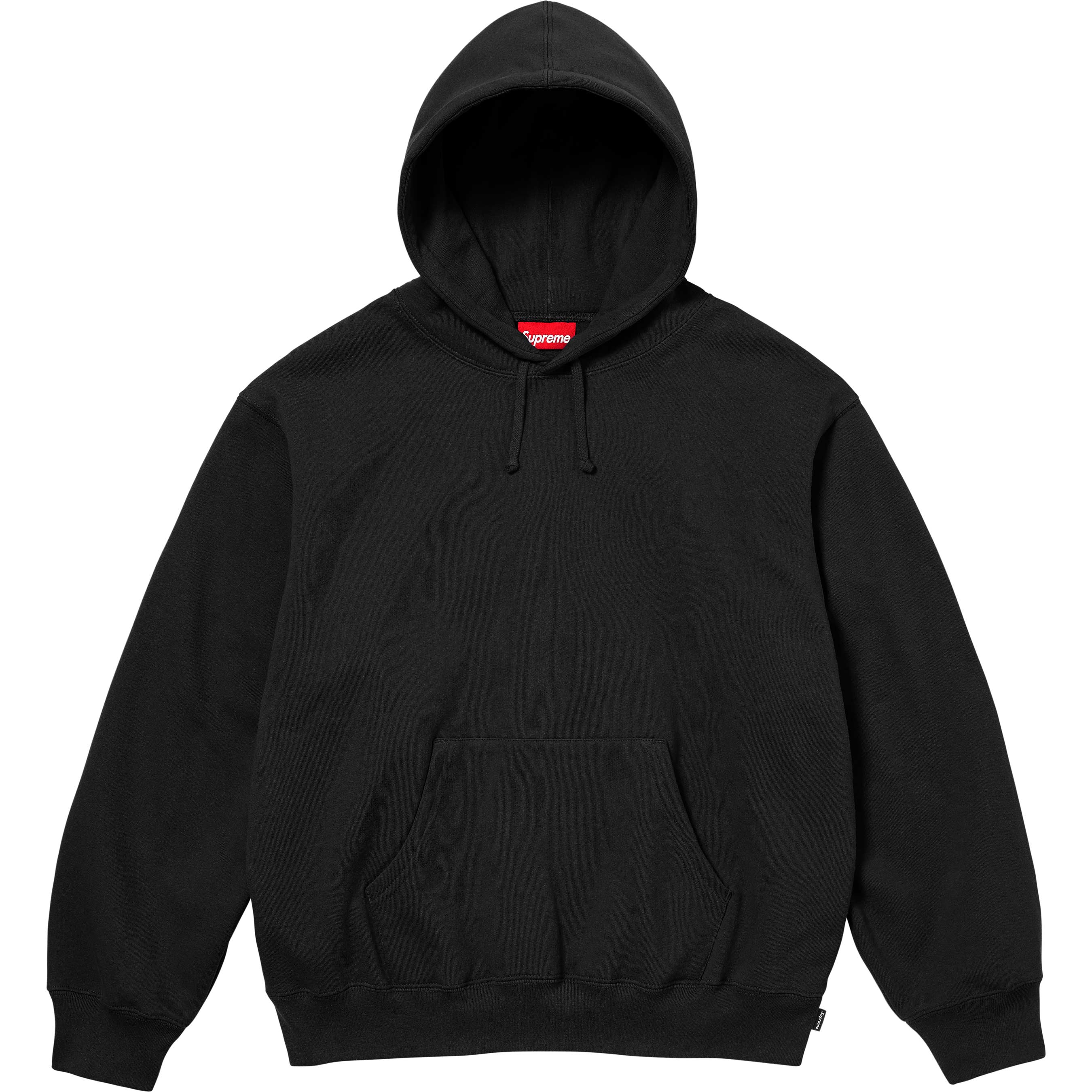 Satin Appliqué Hooded Sweatshirt