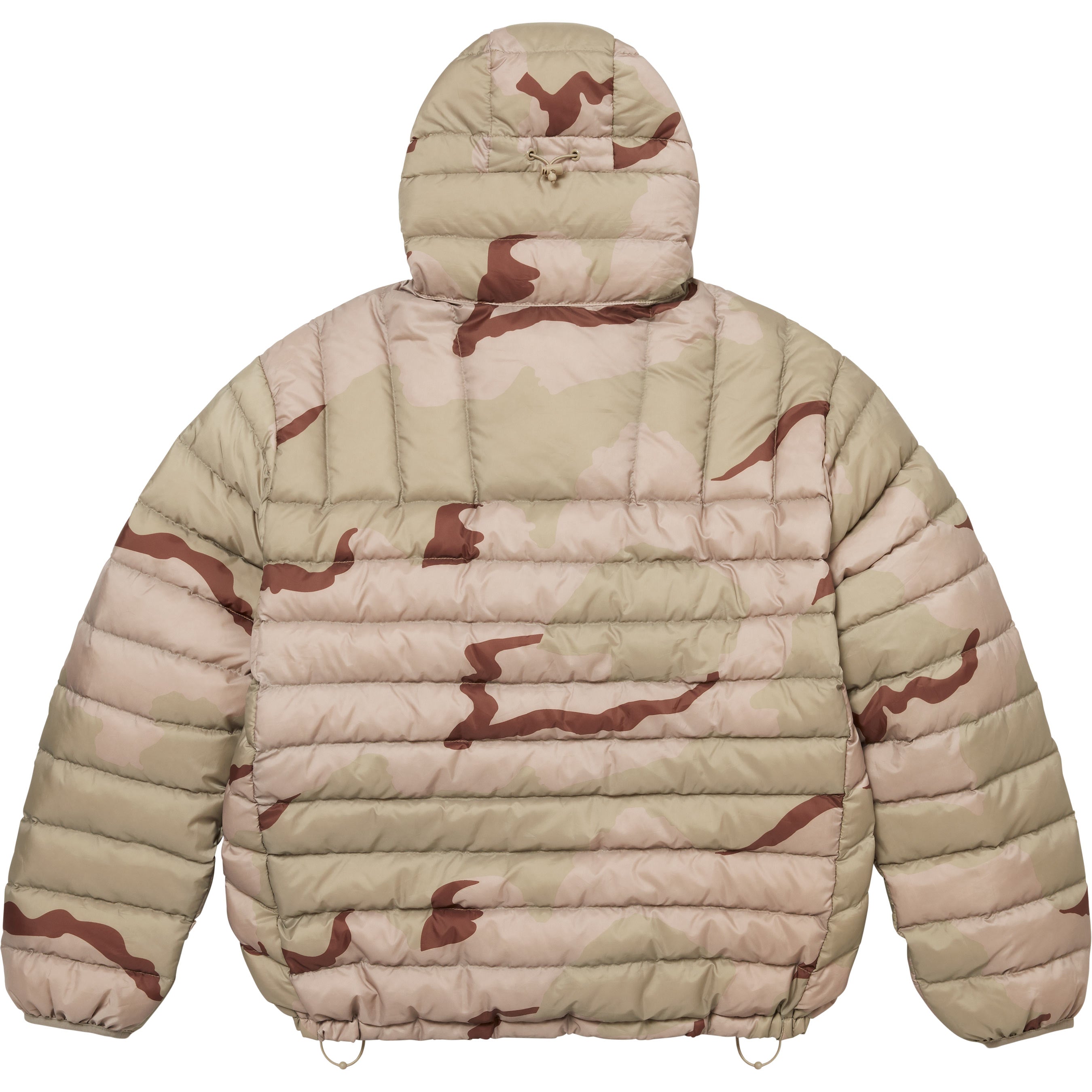 Micro Down Half Zip Hooded Pullover
