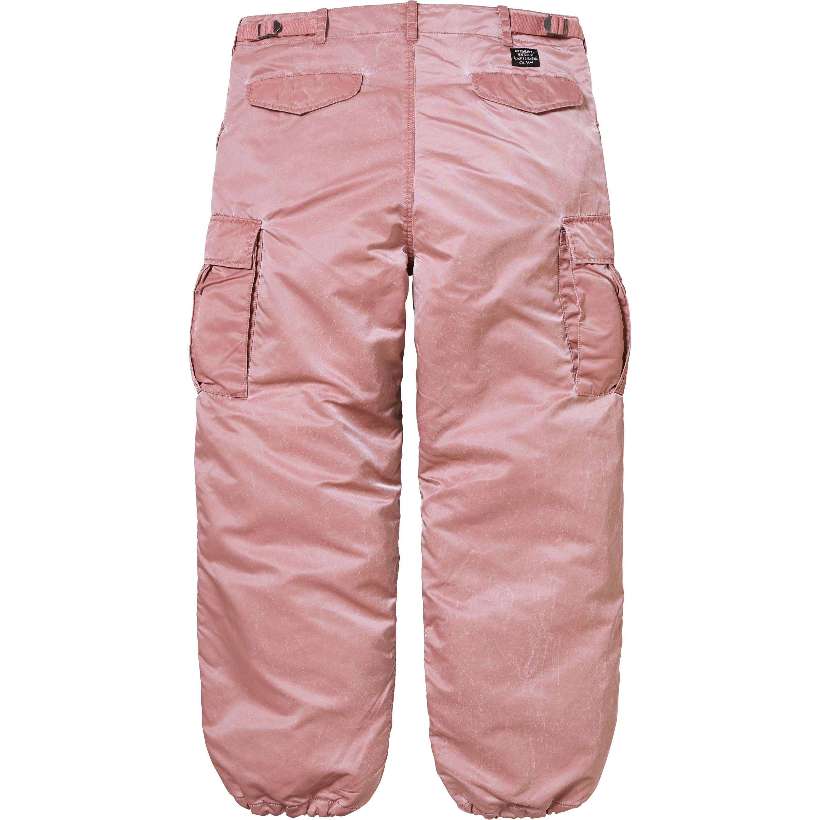 Washed Flight Satin Cargo Pant