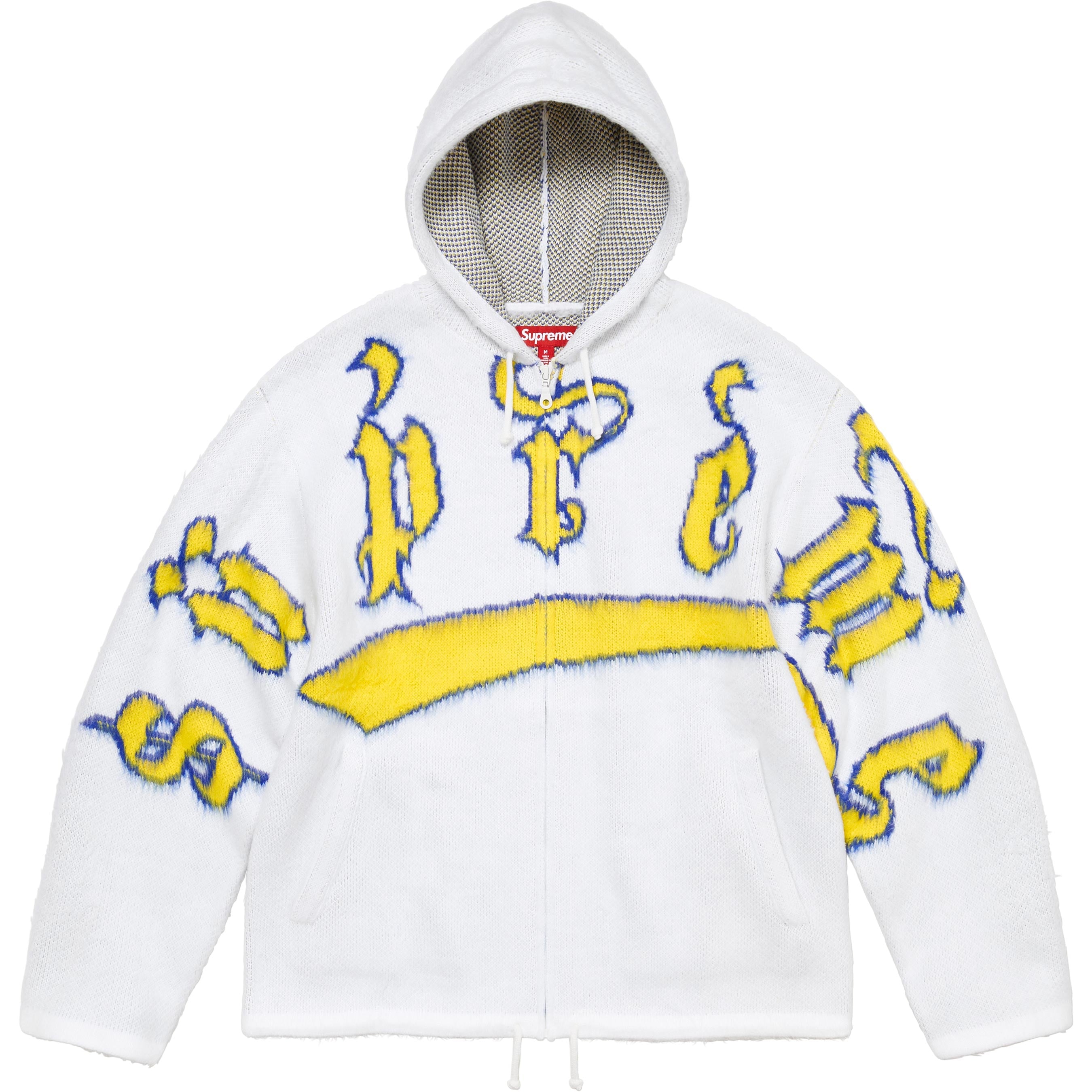 Accent Brushed Zip Up Hooded Sweater