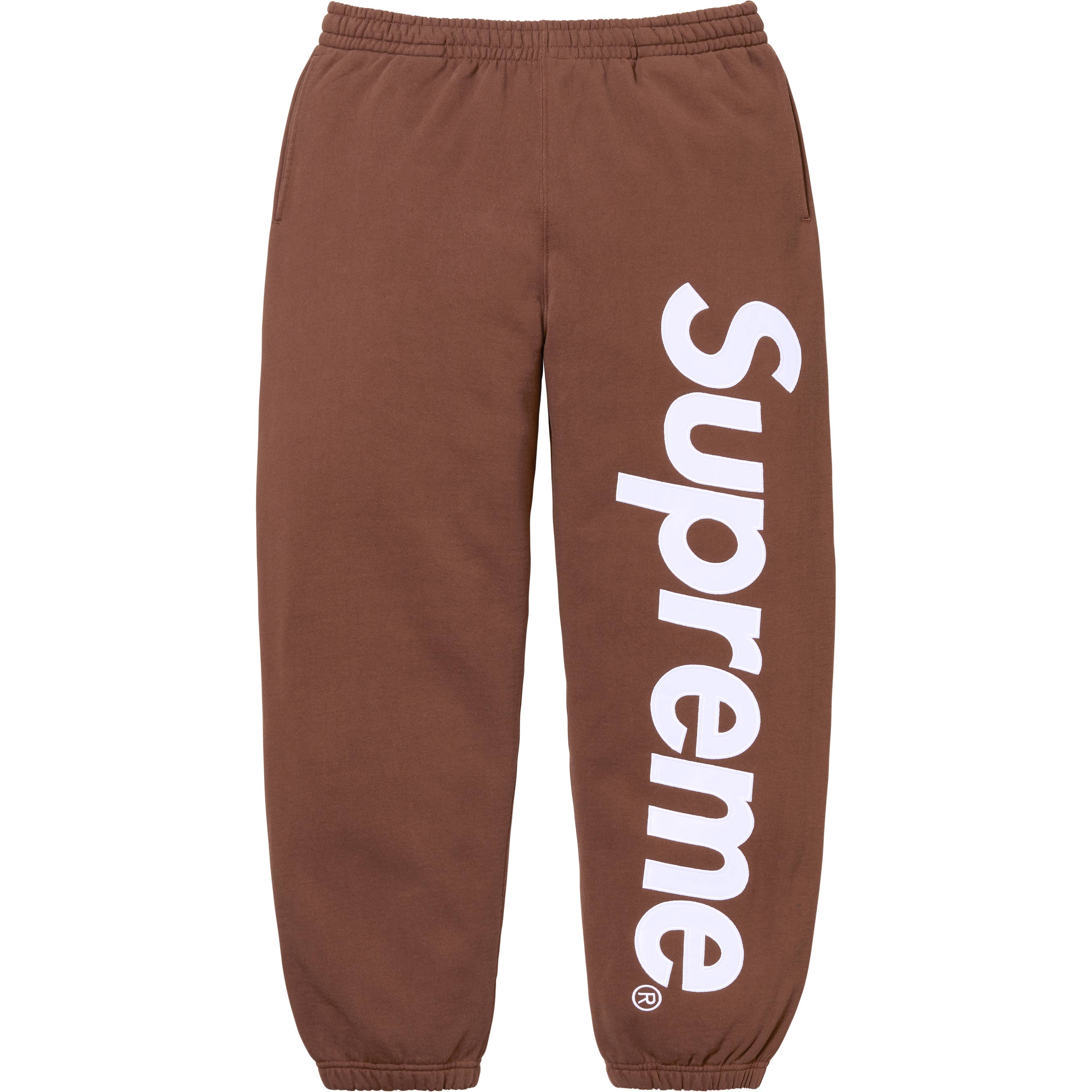 Satin Appliqué Sweatpant