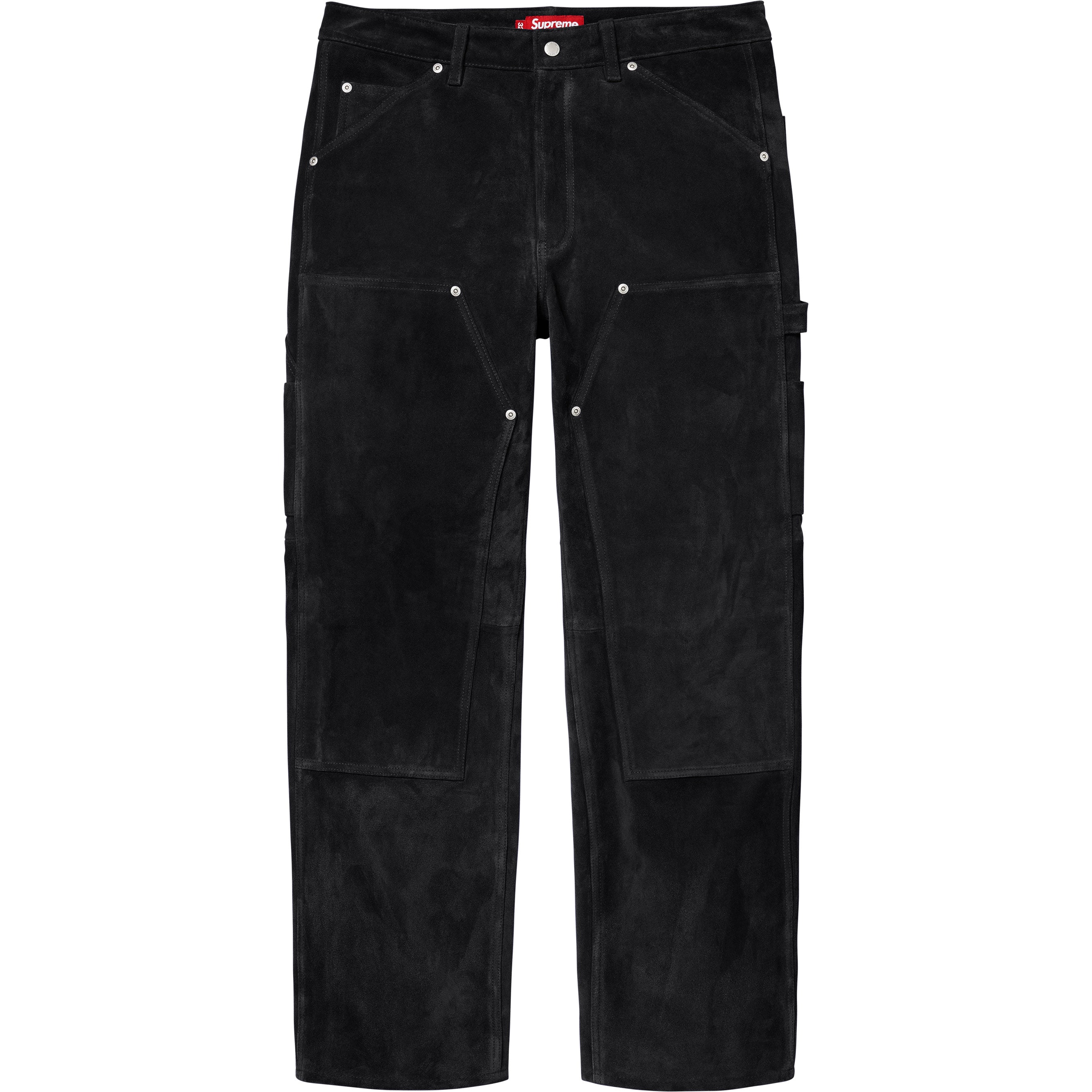 Suede Double Knee Painter Pant