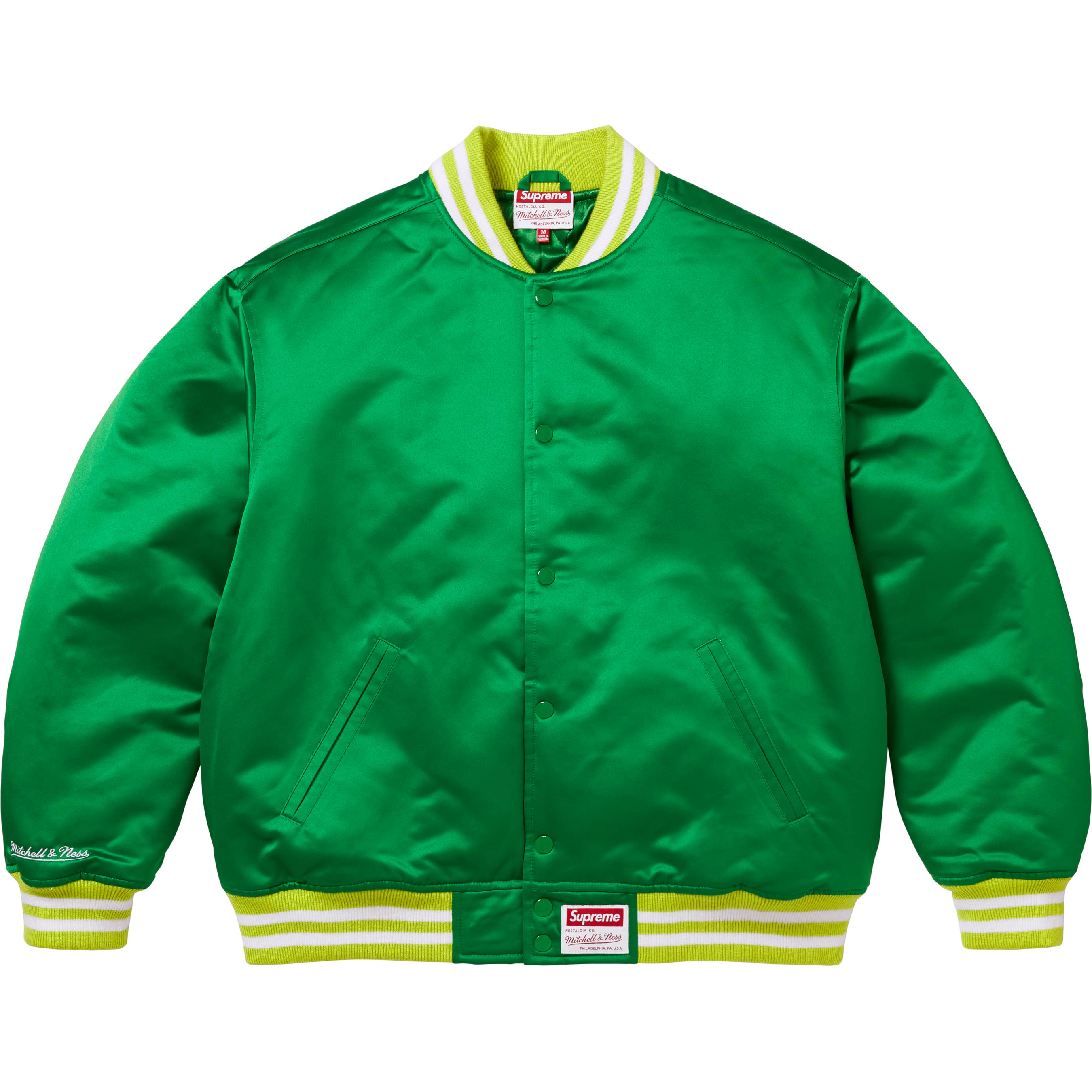 Supreme®/Mitchell & Ness Satin Varsity Jacket