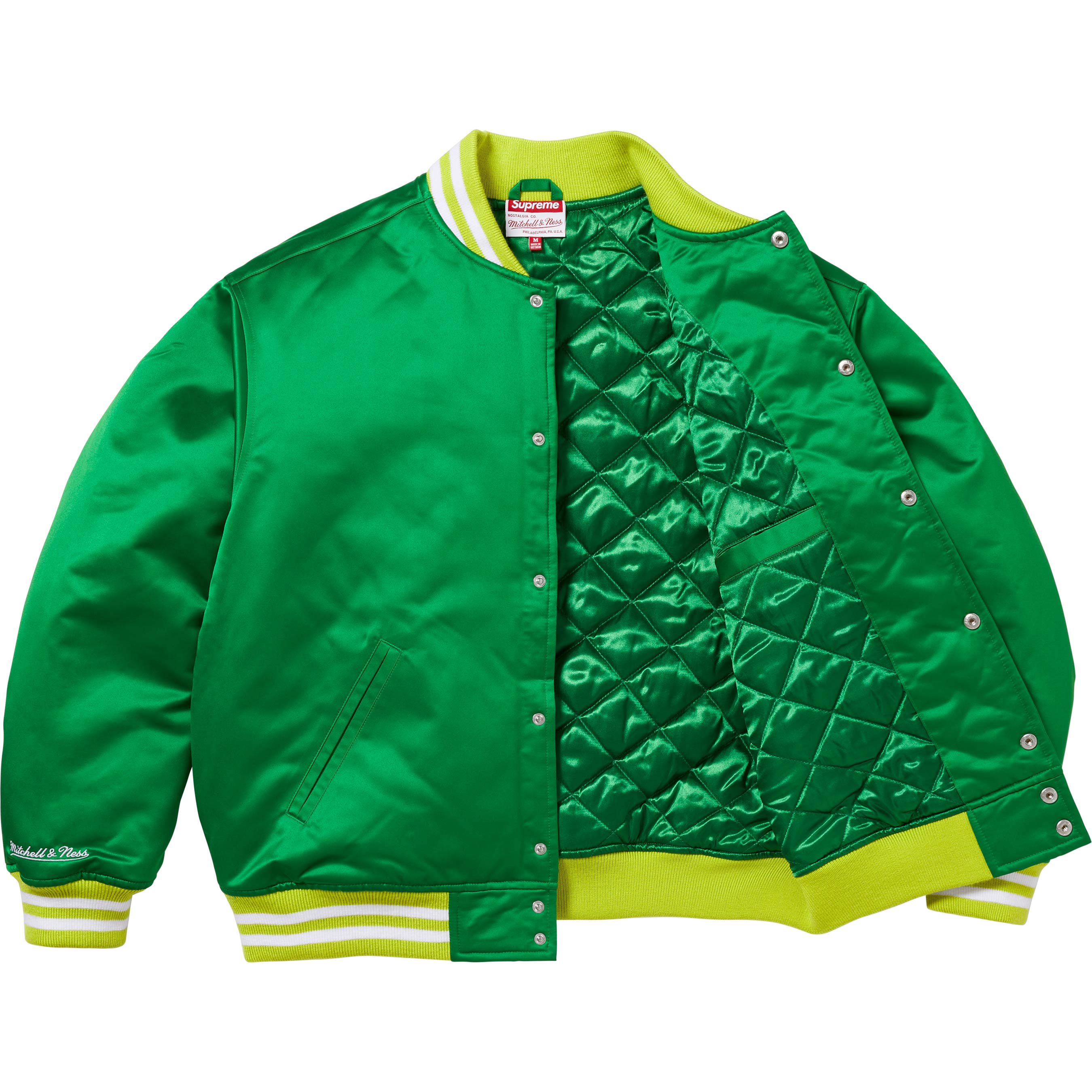 Supreme®/Mitchell & Ness Satin Varsity Jacket