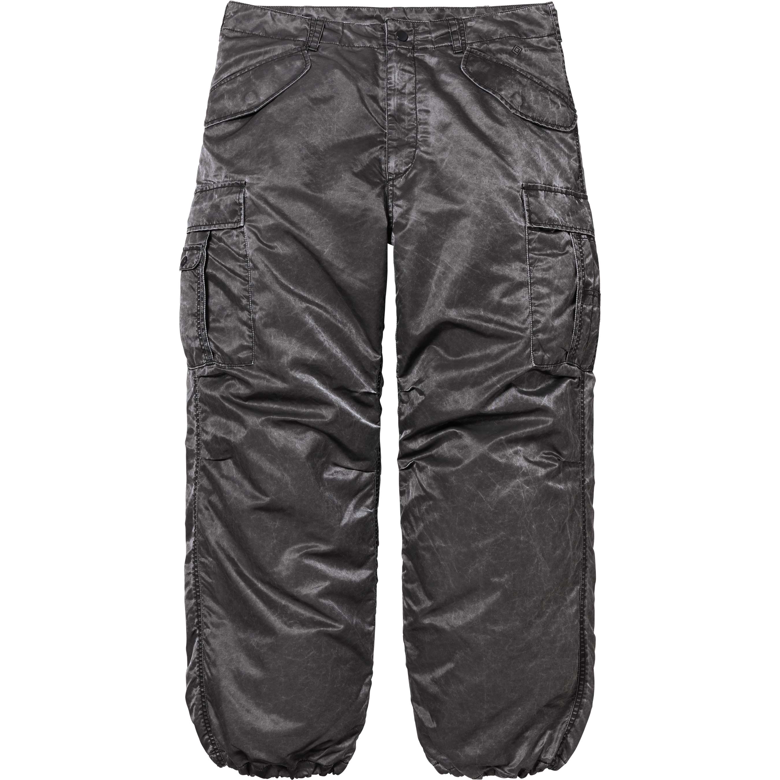 Washed Flight Satin Cargo Pant