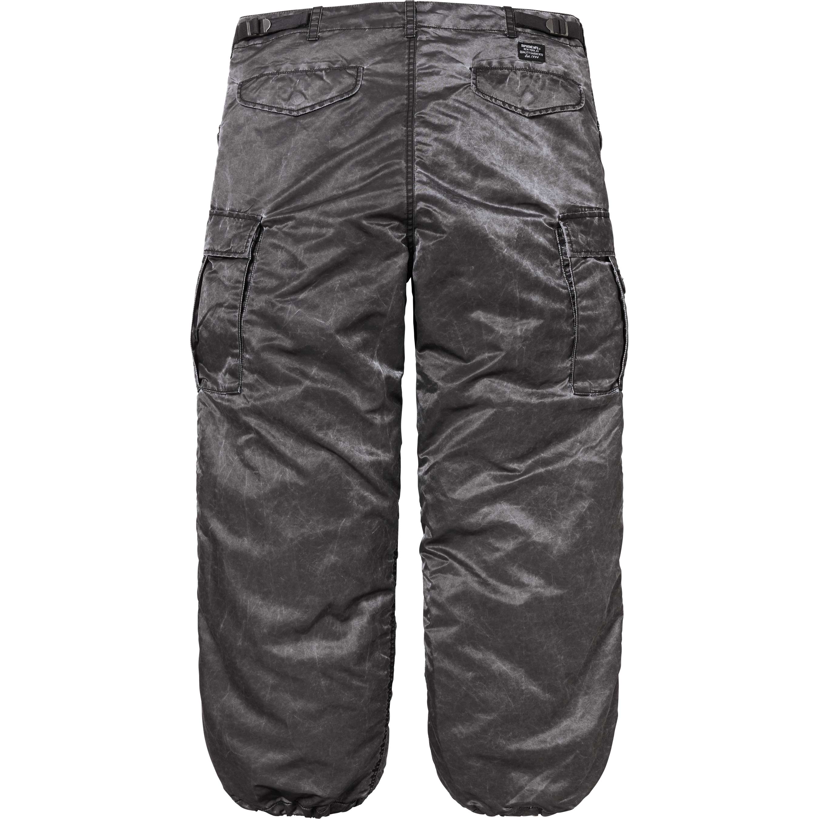 Washed Flight Satin Cargo Pant