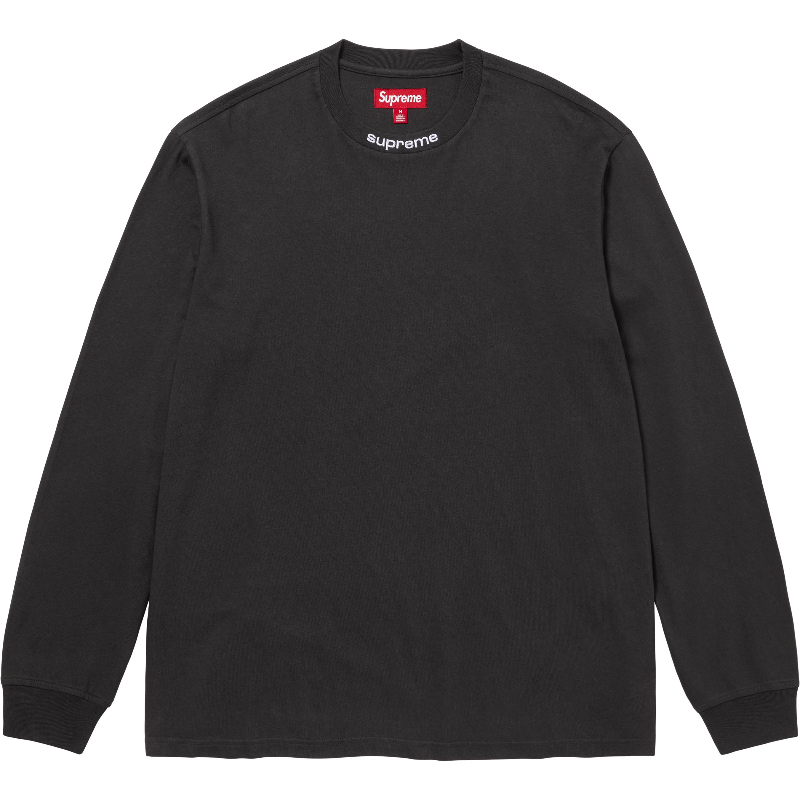Embroidered Collar L/S Top